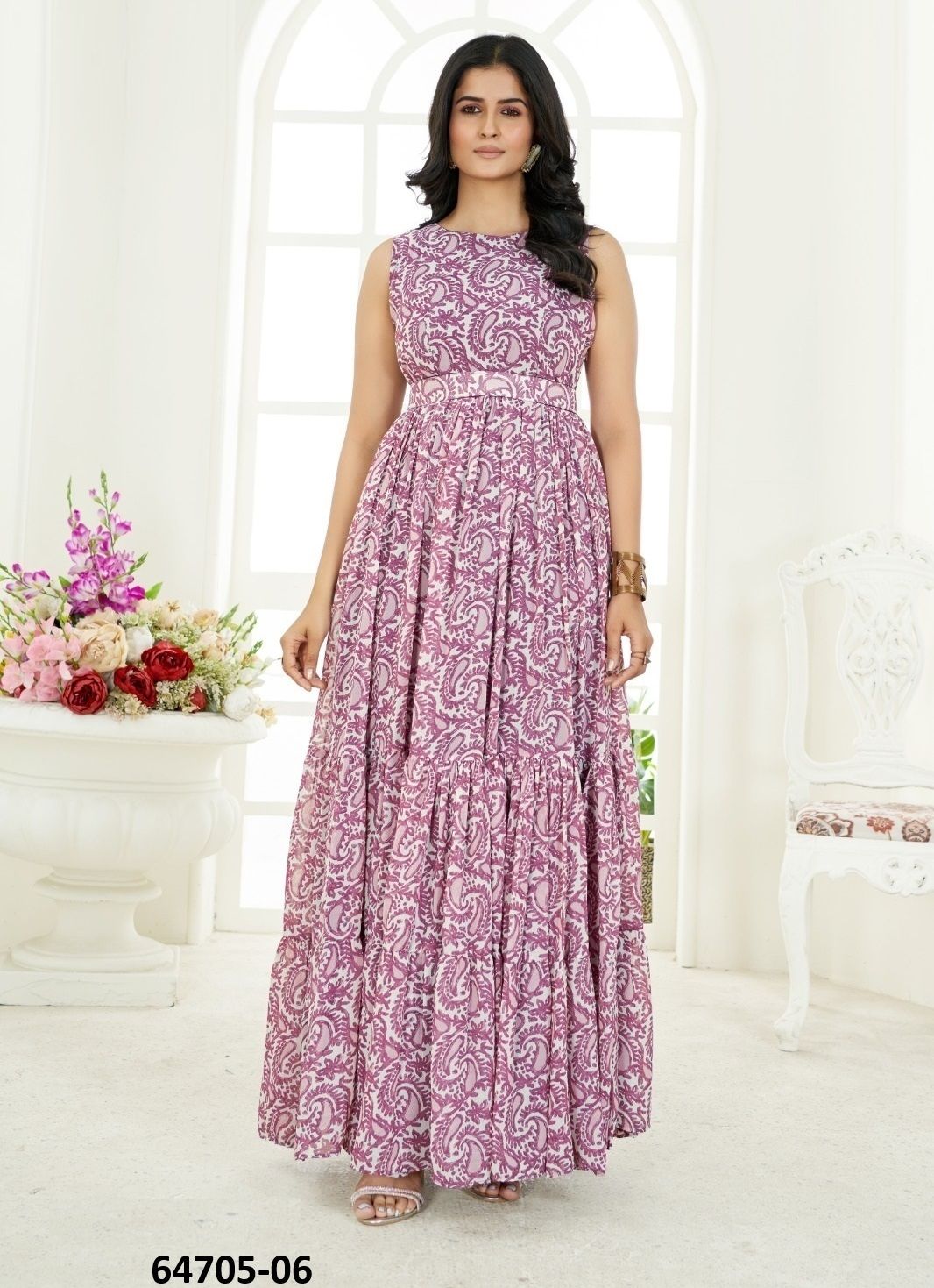 PADMALINI - Catalog # 64705 (Set of 6 Readymade Women's Kurtis / Tops) PADMALINI - Catalog # 64705 (Set of 6 Readymade Women's Kurtis / Tops)