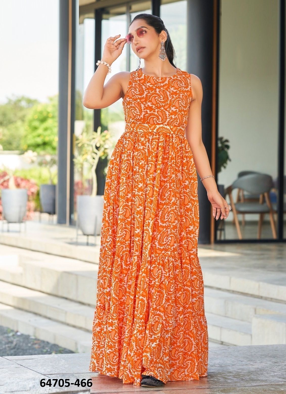 PADMALINI - Catalog # 64705 (Set of 6 Readymade Women's Kurtis / Tops) PADMALINI - Catalog # 64705 (Set of 6 Readymade Women's Kurtis / Tops)