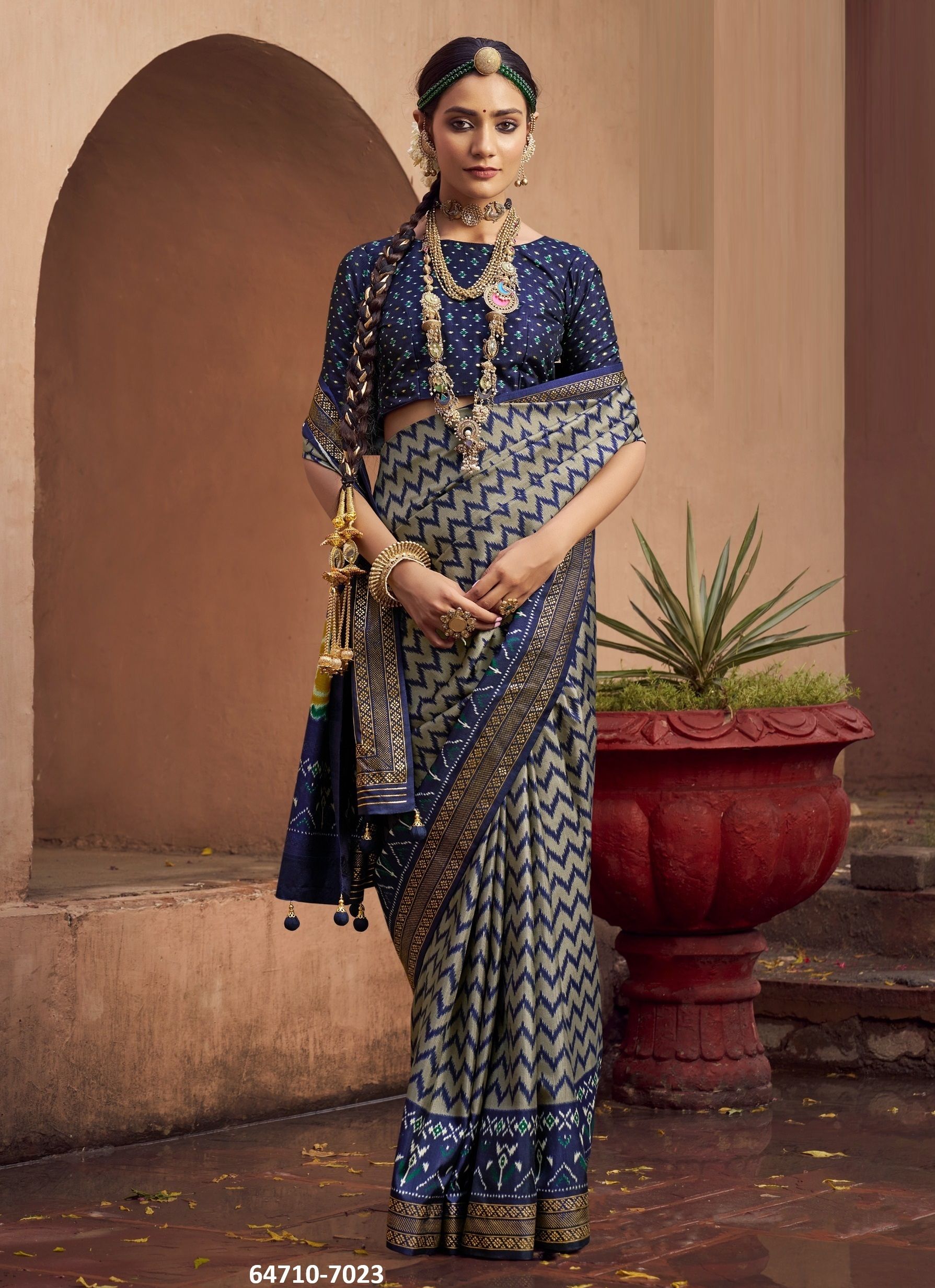 TAPASYA - Catalog # 64710 (Set of 6 Sarees) TAPASYA - Catalog # 64710 (Set of 6 Sarees)