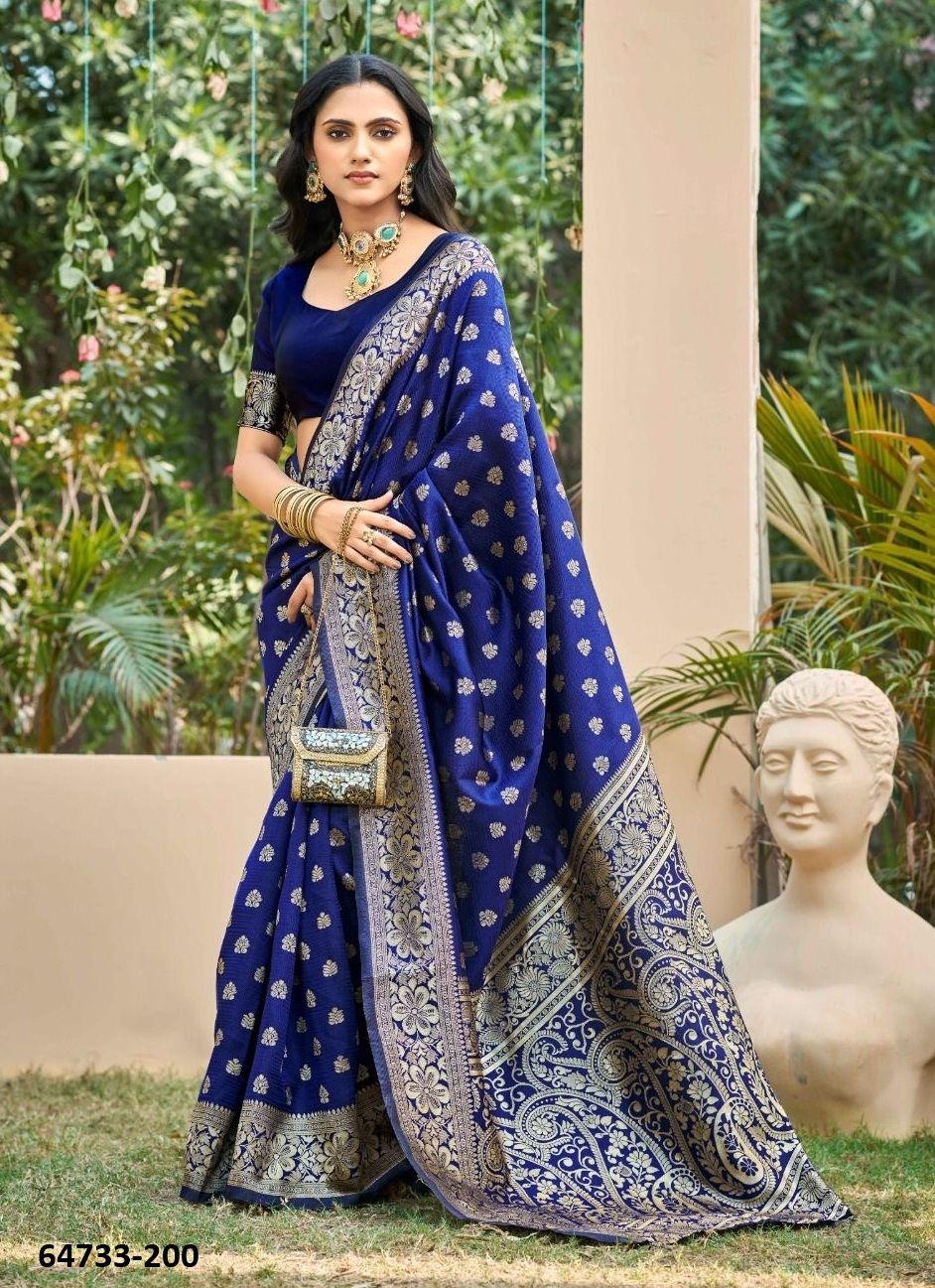 SHANTI 200 - Catalog # 64733 (Set of 5 Sarees) SHANTI 200 - Catalog # 64733 (Set of 5 Sarees)