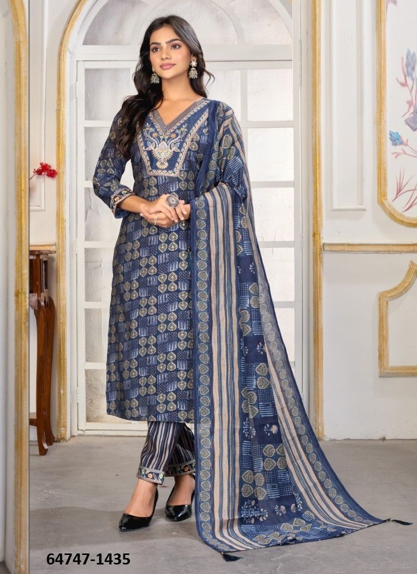 GORI 2 - Catalog # 64747 (Set of 5 Readymade Salwar Suits) GORI 2 - Catalog # 64747 (Set of 5 Readymade Salwar Suits)