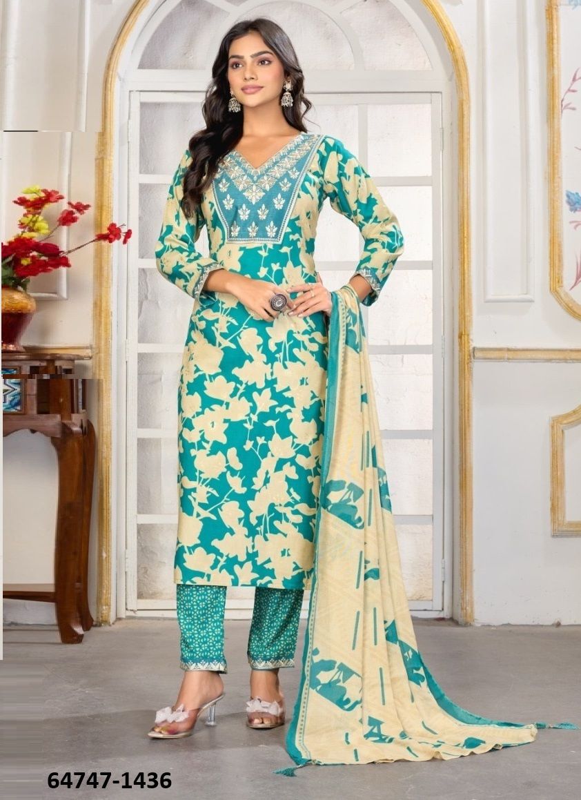 GORI 2 - Catalog # 64747 (Set of 5 Readymade Salwar Suits) GORI 2 - Catalog # 64747 (Set of 5 Readymade Salwar Suits)