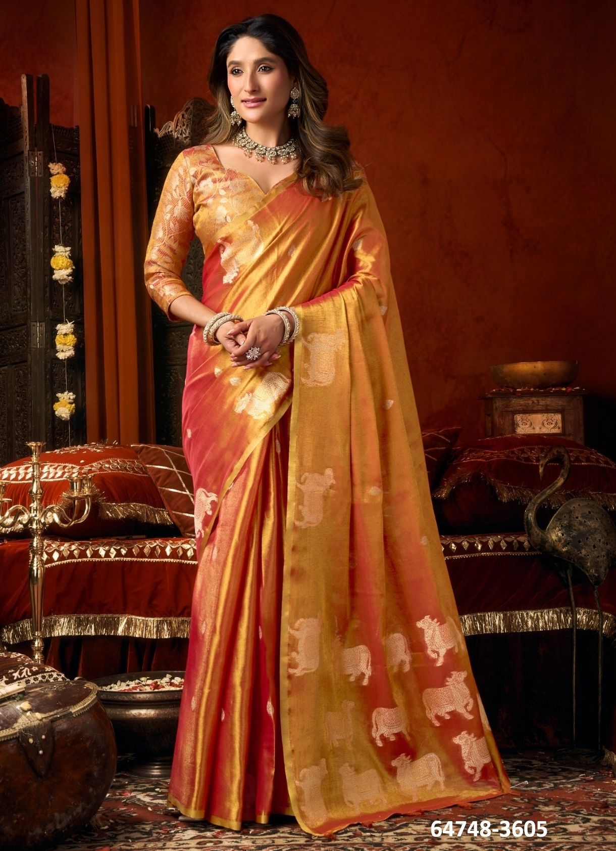 SUPRIYA - Catalog # 64748 (Set of 6 Sarees)