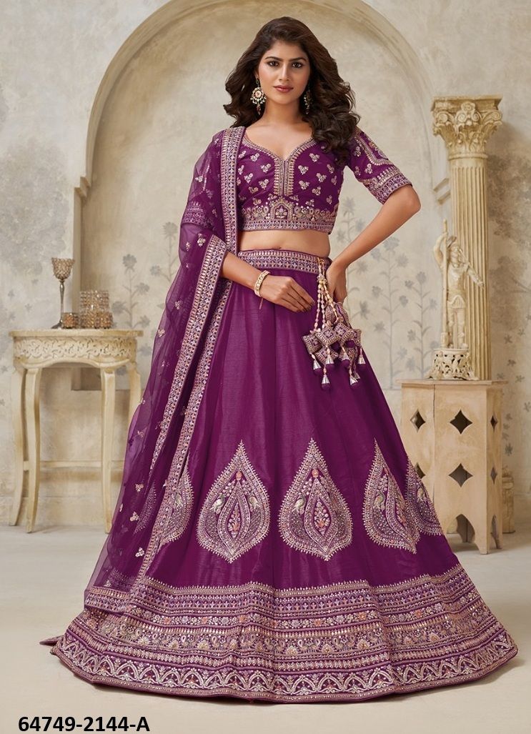 SERIES 2144 - Catalog # 64749 (Set of 7 Semi-Stitched Lehengas) SERIES 2144 - Catalog # 64749 (Set of 7 Semi-Stitched Lehengas)
