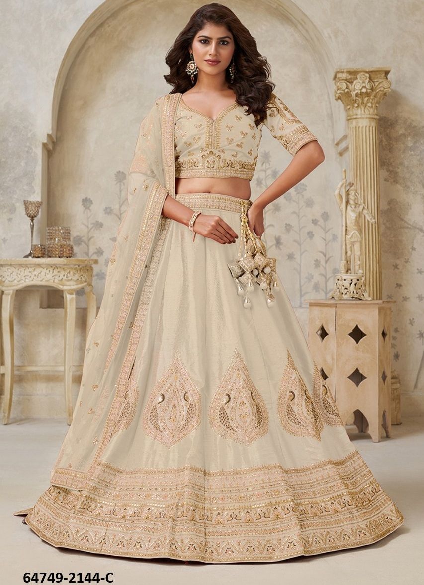 SERIES 2144 - Catalog # 64749 (Set of 7 Semi-Stitched Lehengas) SERIES 2144 - Catalog # 64749 (Set of 7 Semi-Stitched Lehengas)