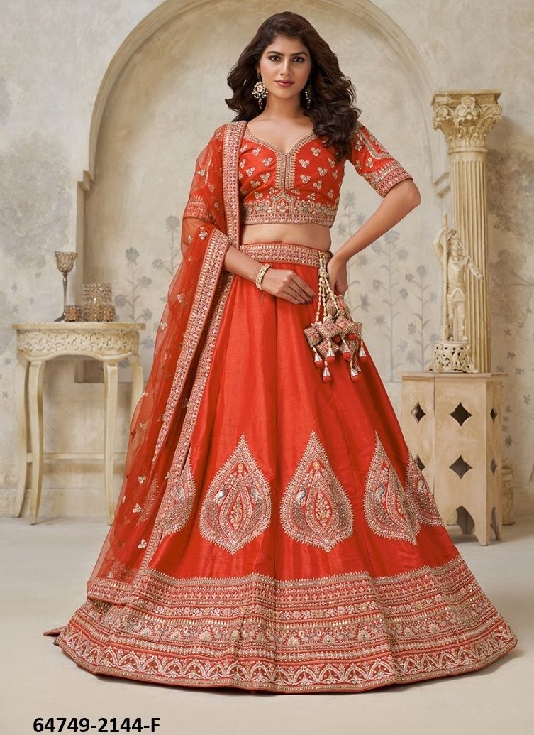 SERIES 2144 - Catalog # 64749 (Set of 7 Semi-Stitched Lehengas) SERIES 2144 - Catalog # 64749 (Set of 7 Semi-Stitched Lehengas)