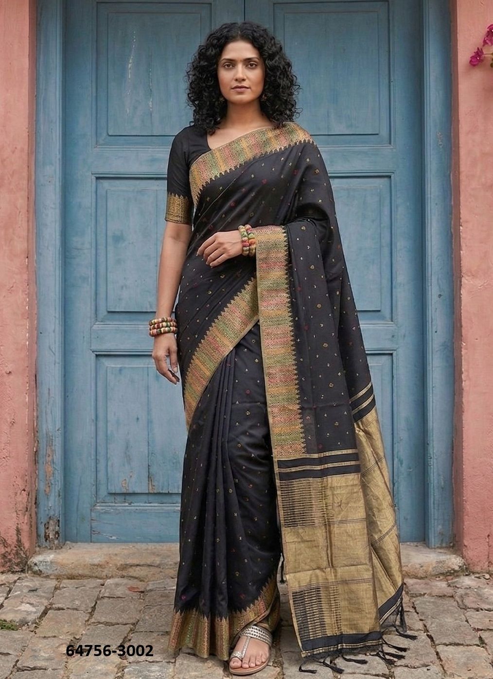 KANCHIPURAM - Catalog # 64756 (Set of 6 Sarees) KANCHIPURAM - Catalog # 64756 (Set of 6 Sarees)