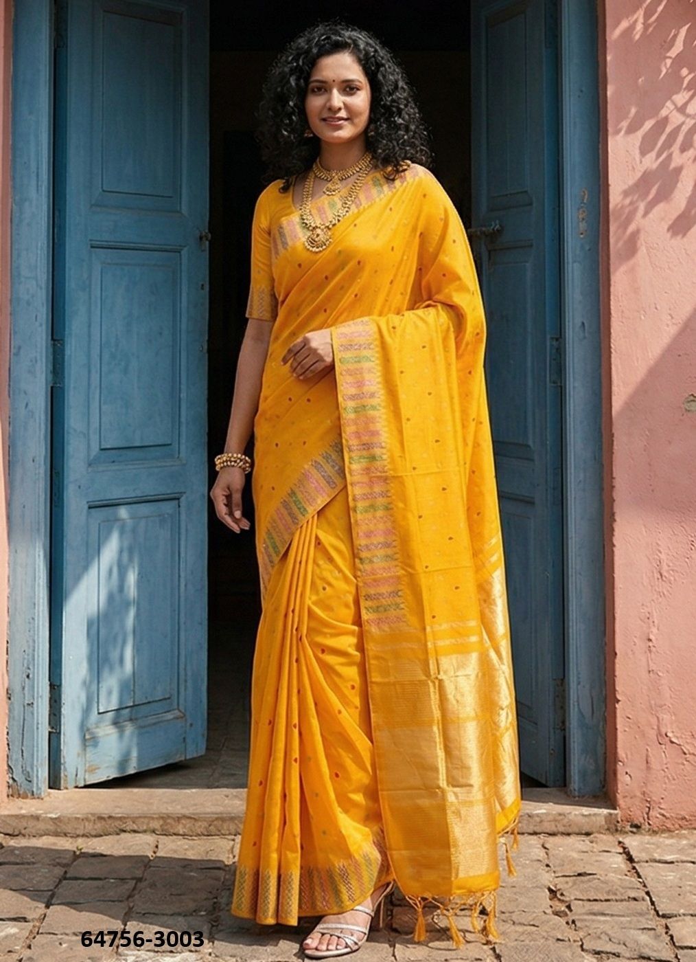 KANCHIPURAM - Catalog # 64756 (Set of 6 Sarees) KANCHIPURAM - Catalog # 64756 (Set of 6 Sarees)