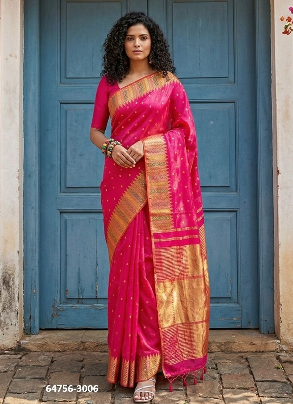 KANCHIPURAM - Catalog # 64756 (Set of 6 Sarees) KANCHIPURAM - Catalog # 64756 (Set of 6 Sarees)