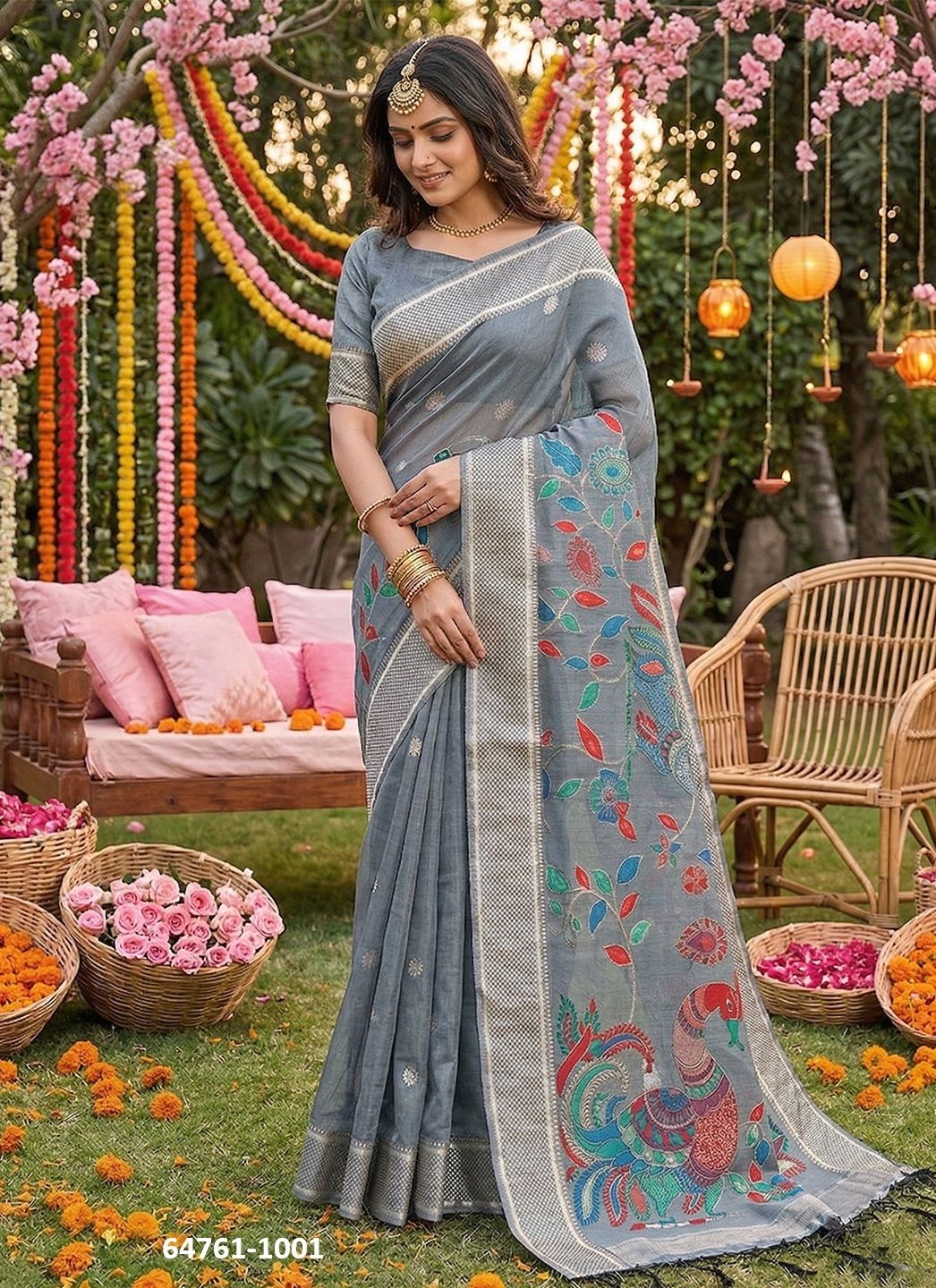 UTSAV - Catalog # 64761 (Set of 6 Sarees) UTSAV - Catalog # 64761 (Set of 6 Sarees)
