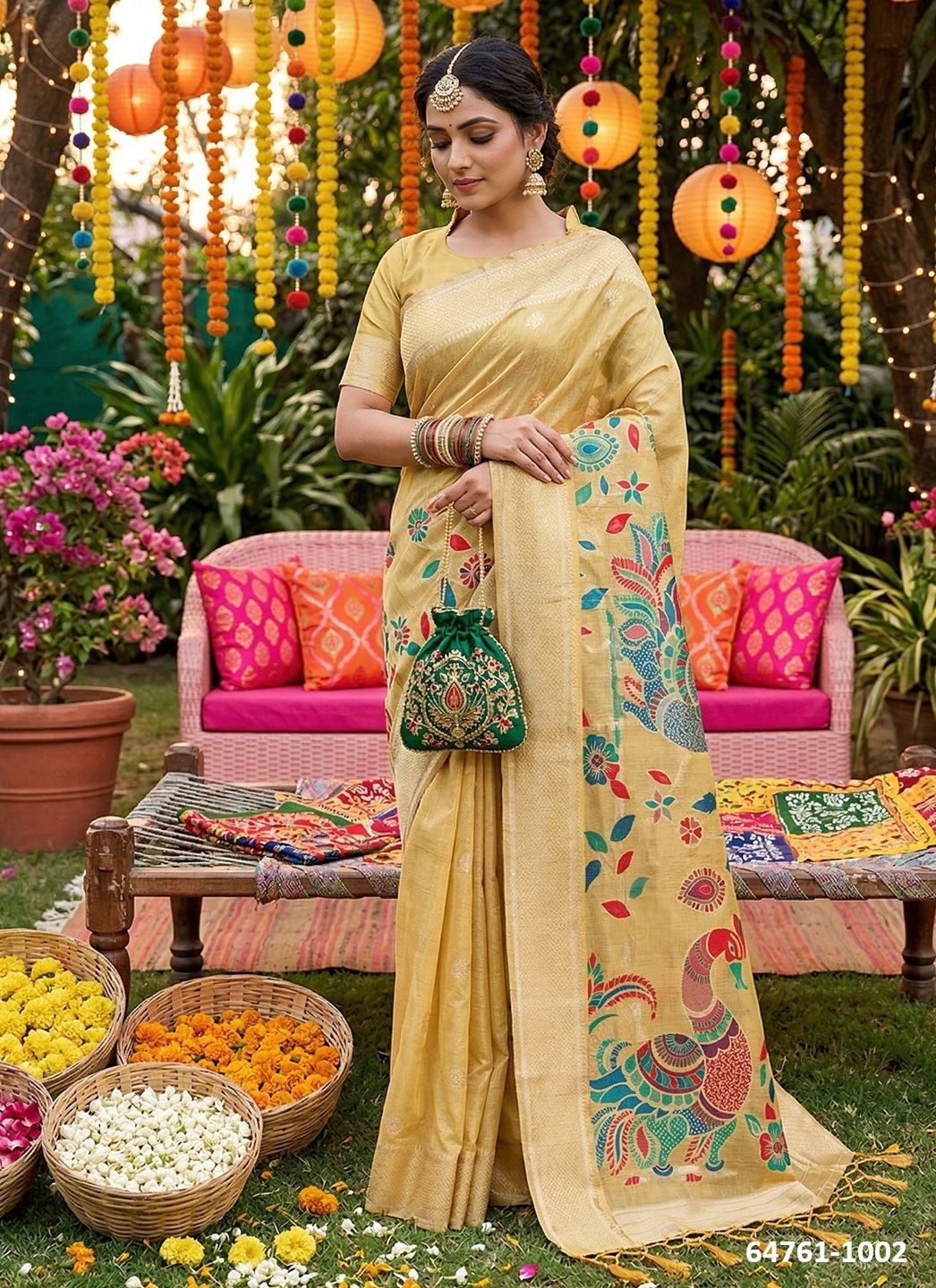UTSAV - Catalog # 64761 (Set of 6 Sarees) UTSAV - Catalog # 64761 (Set of 6 Sarees)