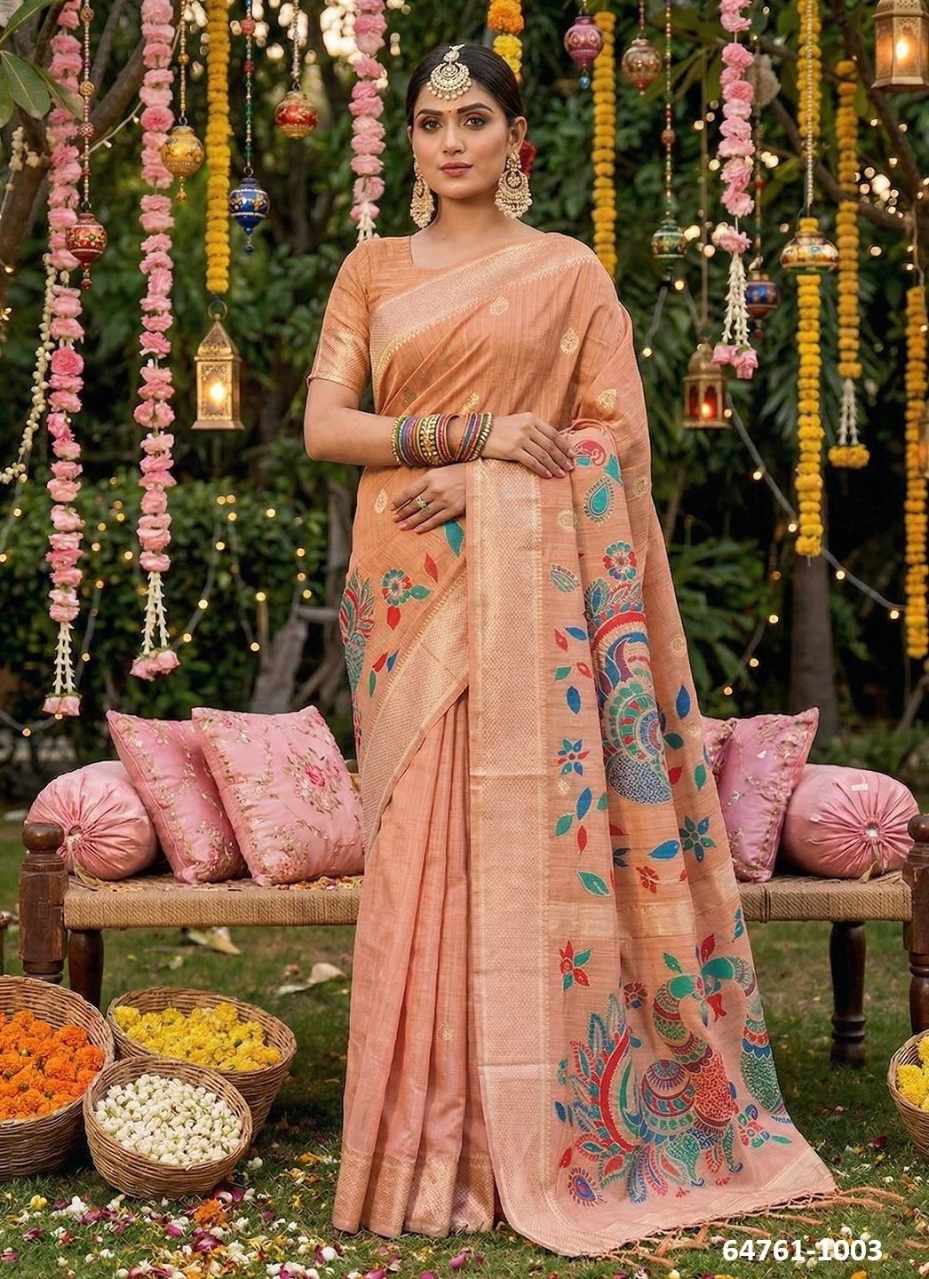 UTSAV - Catalog # 64761 (Set of 6 Sarees) UTSAV - Catalog # 64761 (Set of 6 Sarees)