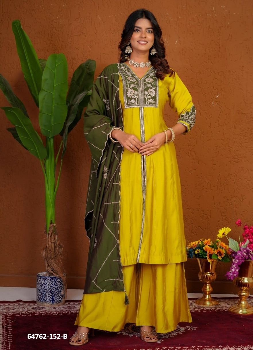 SERIES 152 - Catalog # 64762 (Set of 4 Readymade Salwar Suits)