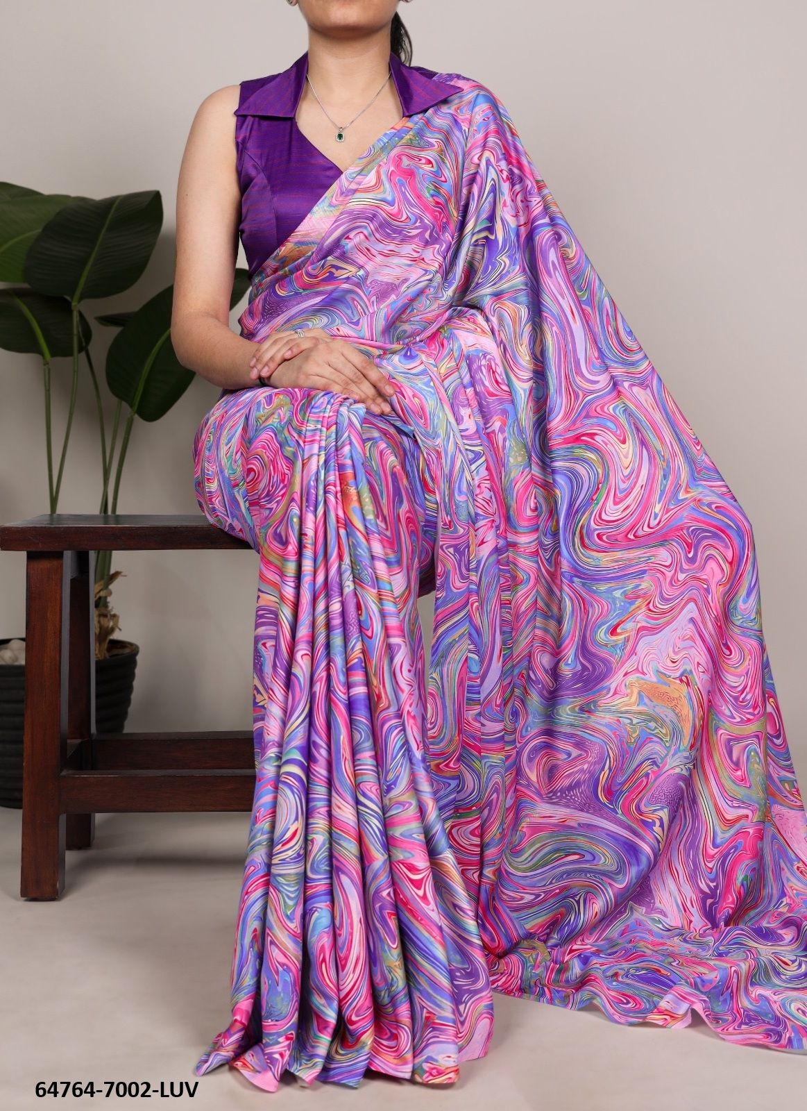 SERIES 7002 - Catalog # 64764 (Set of 5 Sarees) SERIES 7002 - Catalog # 64764 (Set of 5 Sarees)