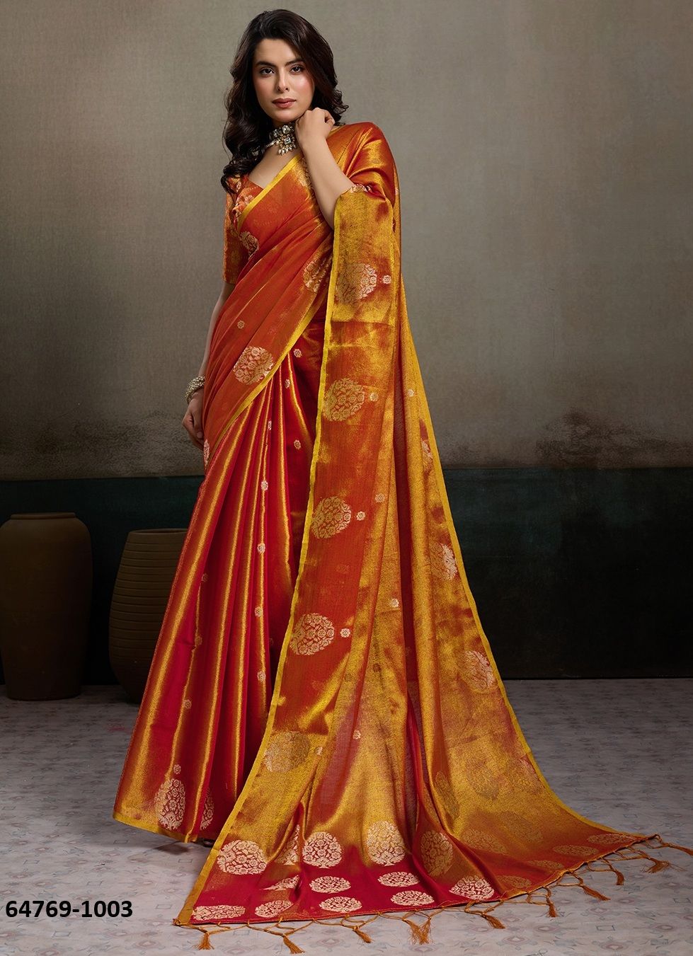 PRIYANSHI - Catalog # 64769 (Set of 6 Sarees) PRIYANSHI - Catalog # 64769 (Set of 6 Sarees)