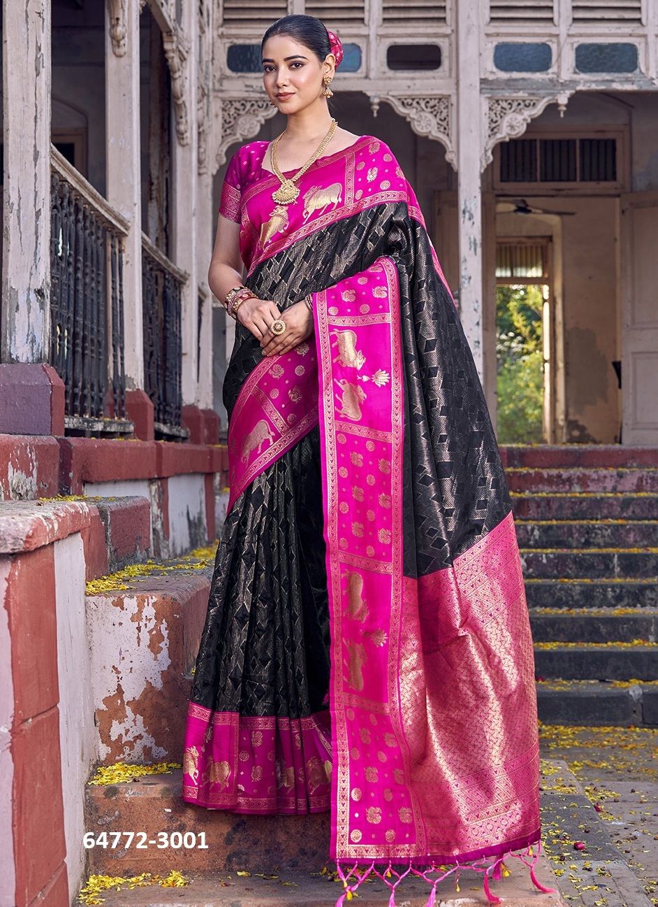 NANDITARANG - Catalog # 64772 (Set of 6 Sarees) NANDITARANG - Catalog # 64772 (Set of 6 Sarees)