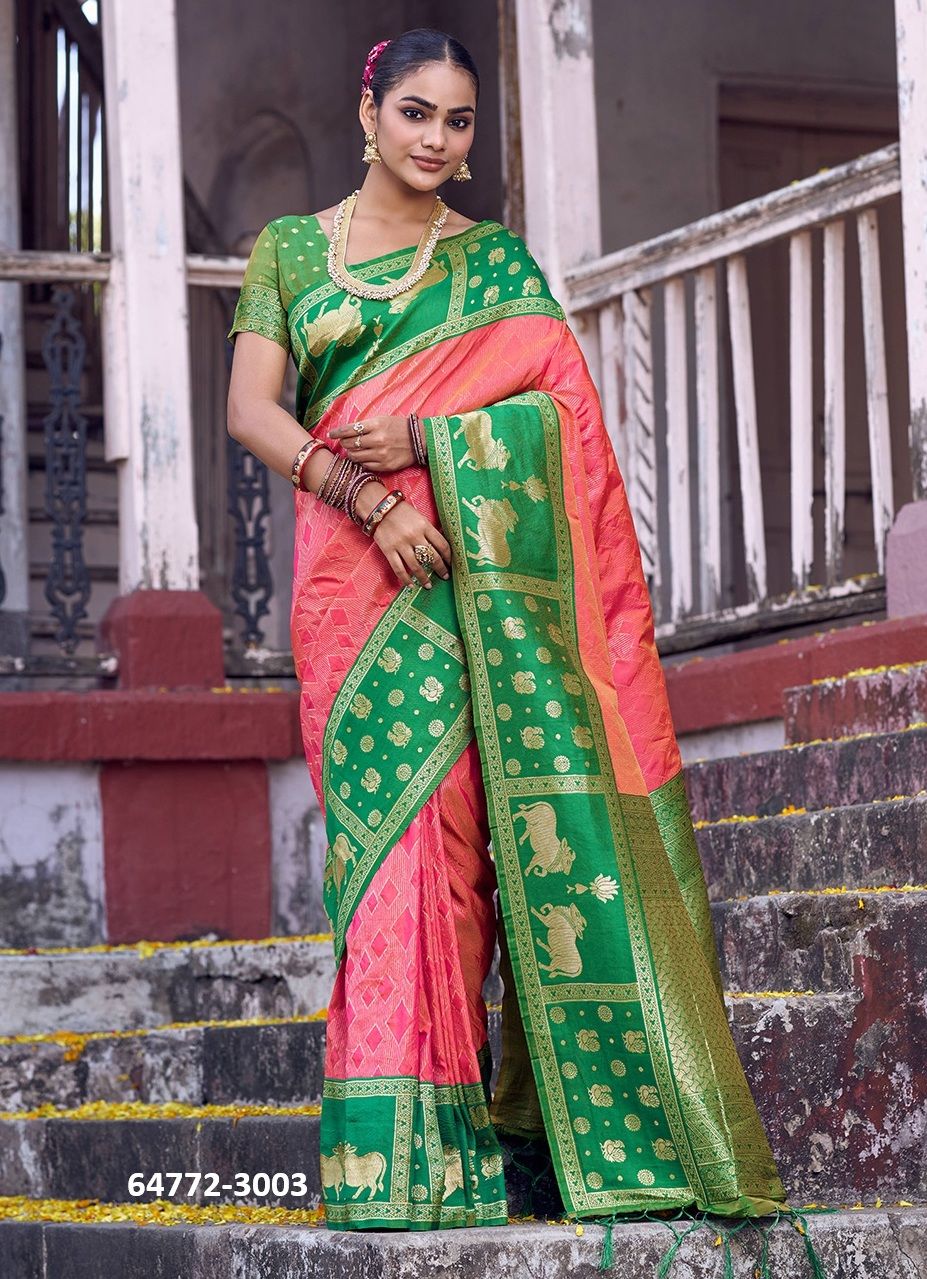 NANDITARANG - Catalog # 64772 (Set of 6 Sarees) NANDITARANG - Catalog # 64772 (Set of 6 Sarees)