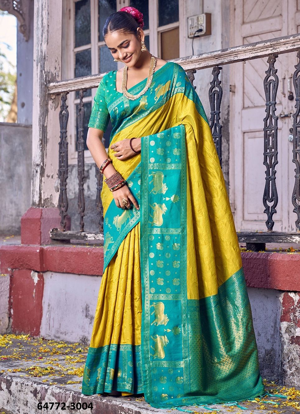NANDITARANG - Catalog # 64772 (Set of 6 Sarees) NANDITARANG - Catalog # 64772 (Set of 6 Sarees)