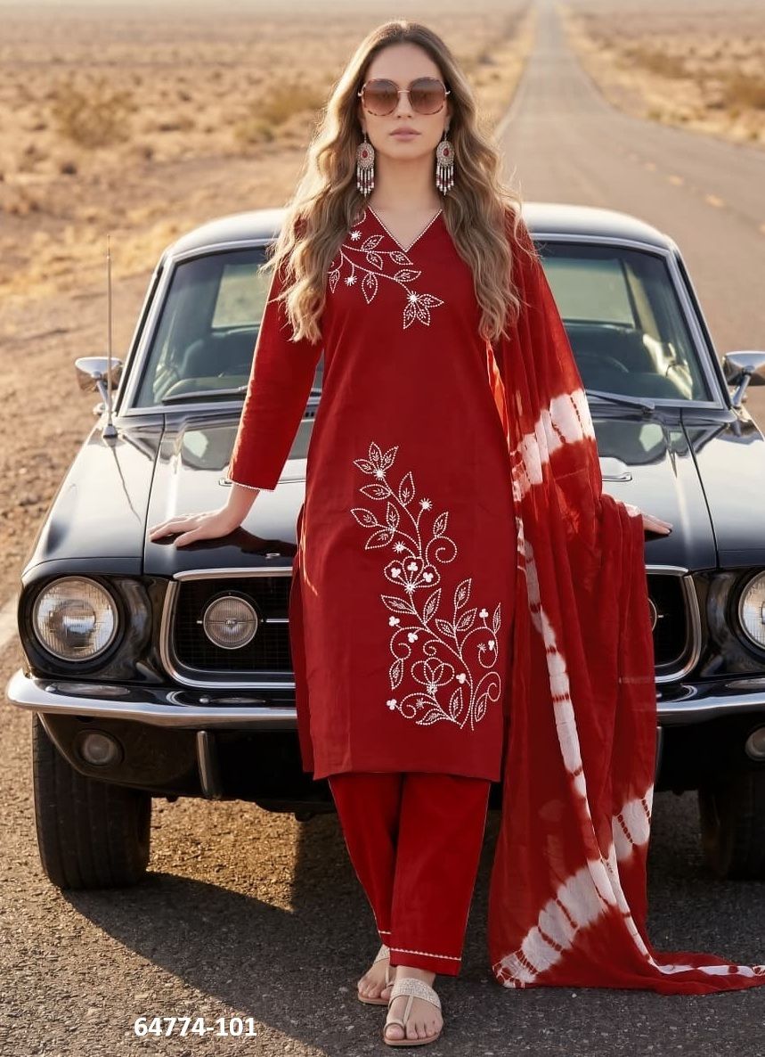 NOORIE - Catalog # 64774 (Set of 6 Readymade Salwar Suits) NOORIE - Catalog # 64774 (Set of 6 Readymade Salwar Suits)