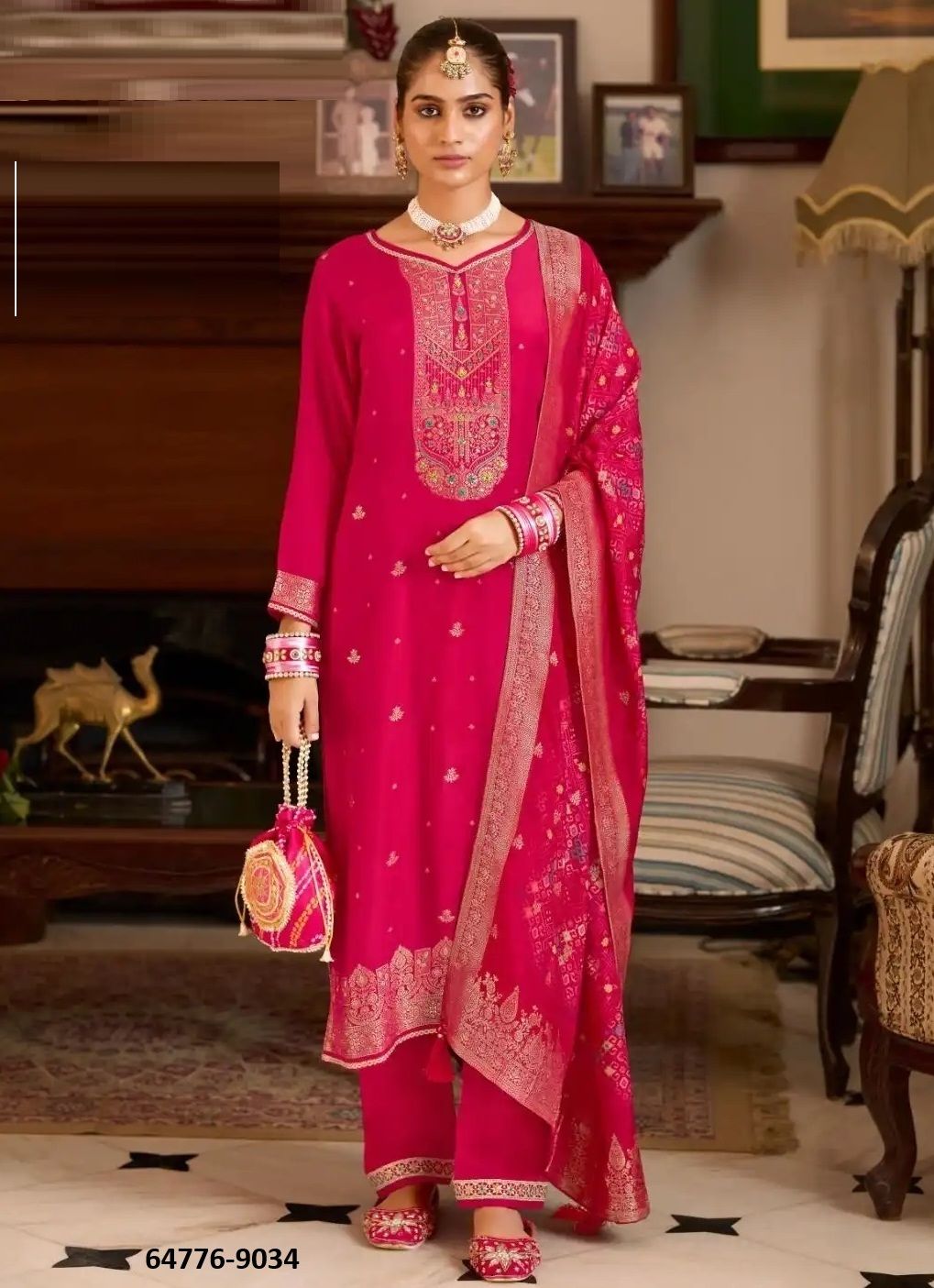 MEGHAN 3 - Catalog # 64776 (Set of 4 Readymade Salwar Suits)