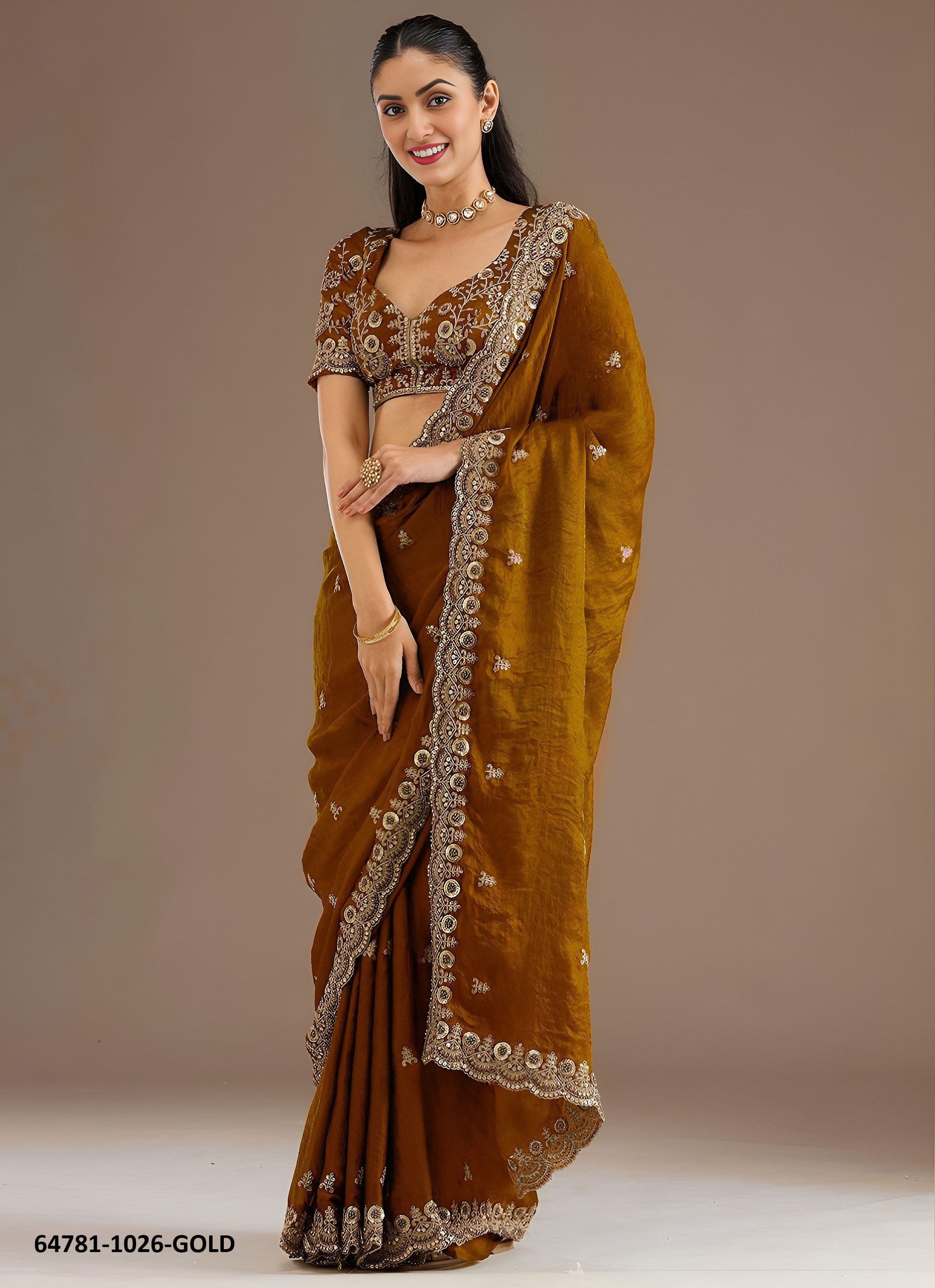 SHAHI RANG - Catalog # 64781 (Set of 8 Sarees)