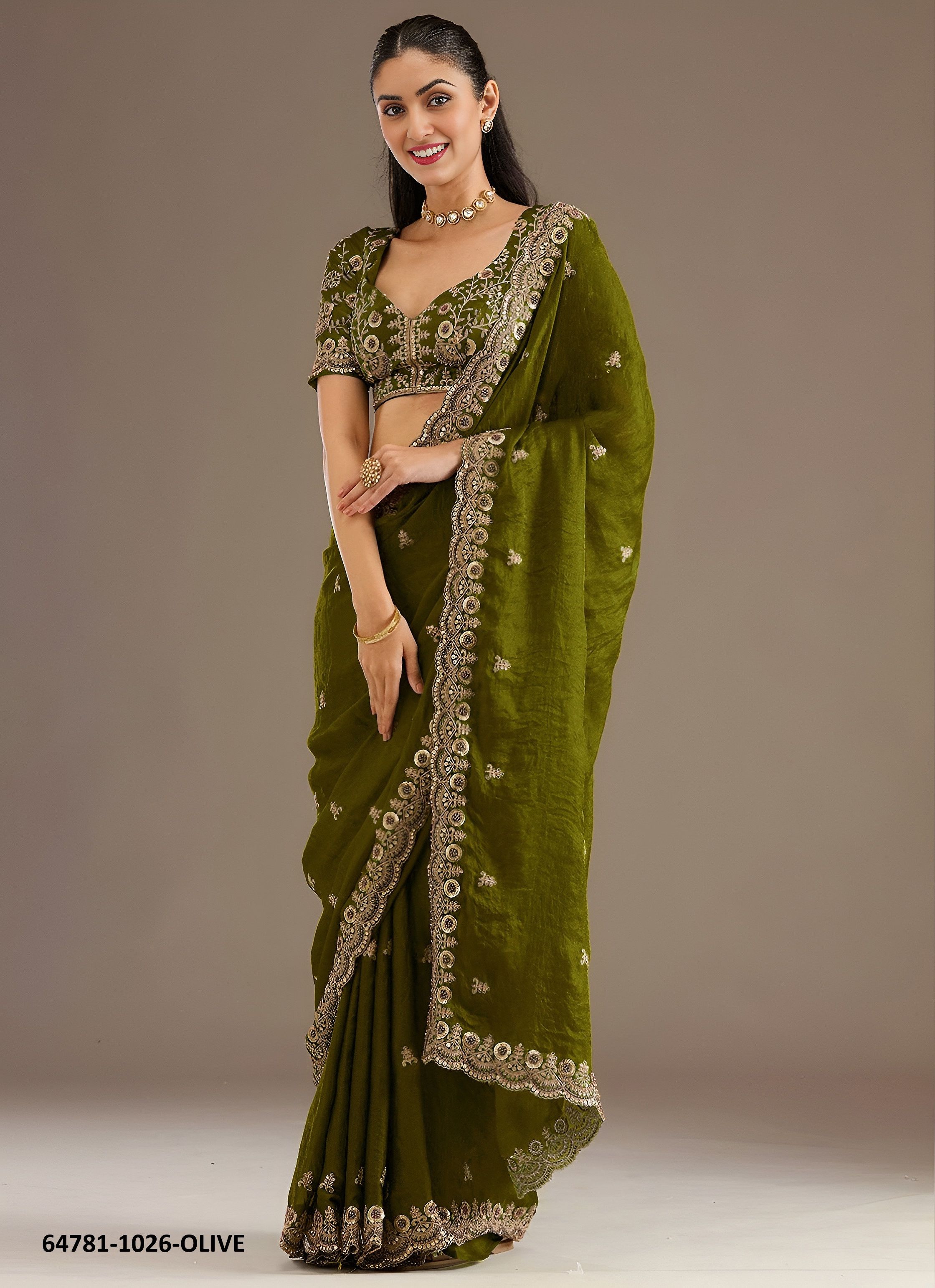 SHAHI RANG - Catalog # 64781 (Set of 8 Sarees)