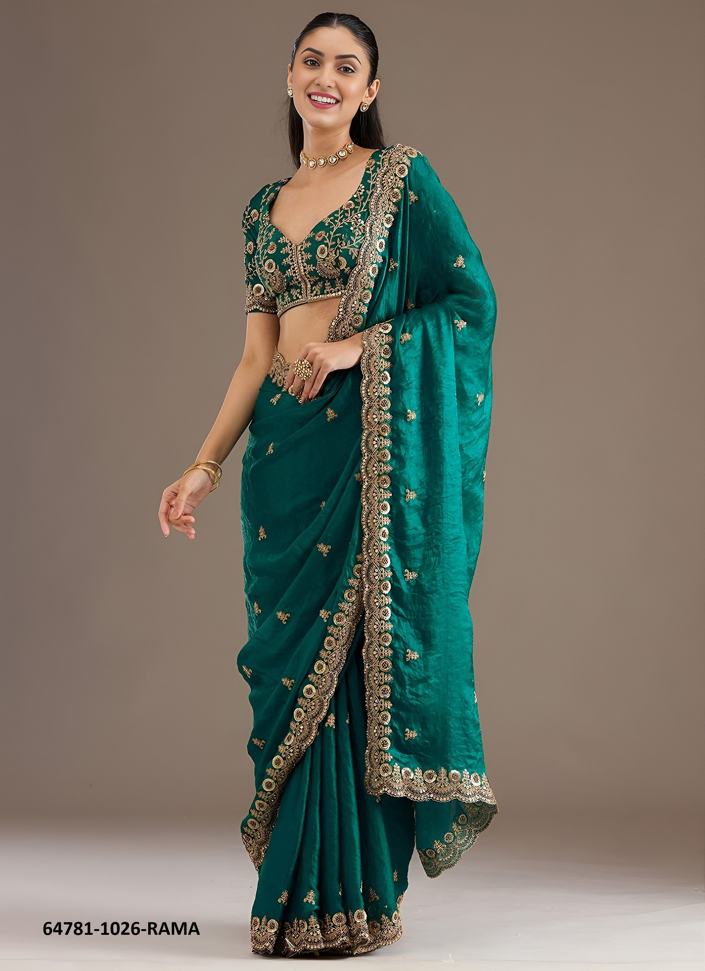 SHAHI RANG - Catalog # 64781 (Set of 8 Sarees)