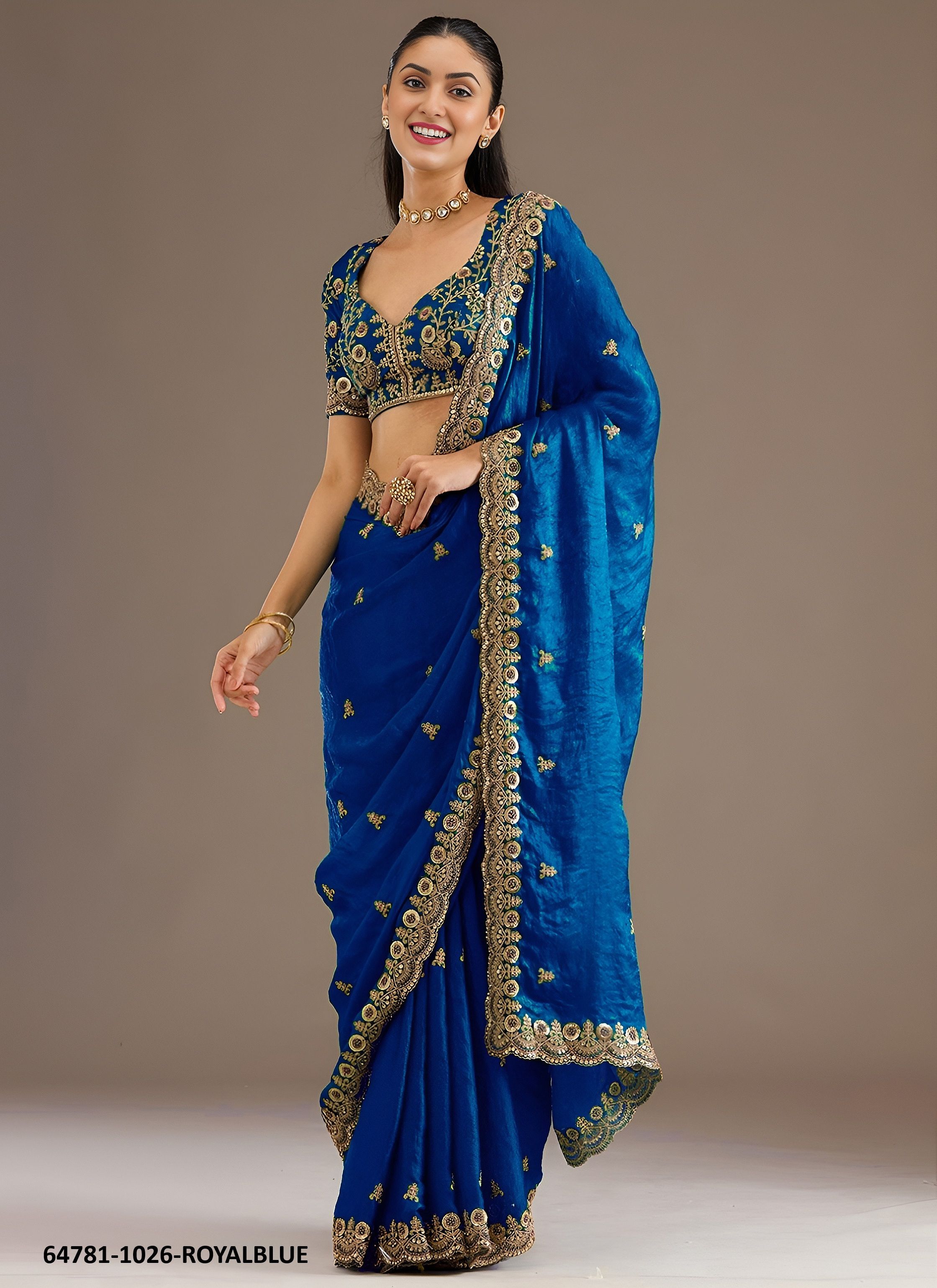 SHAHI RANG - Catalog # 64781 (Set of 8 Sarees)