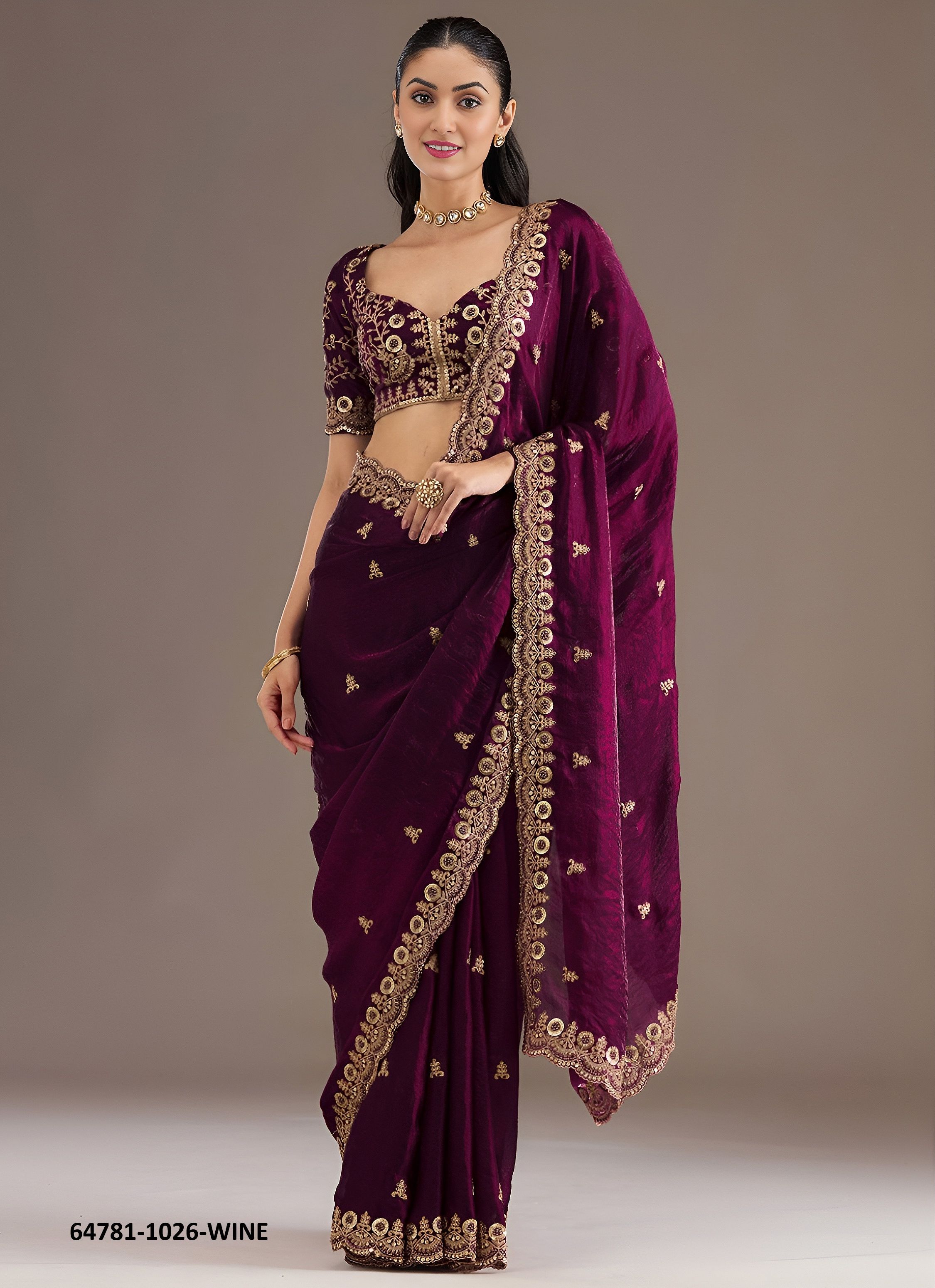SHAHI RANG - Catalog # 64781 (Set of 8 Sarees)