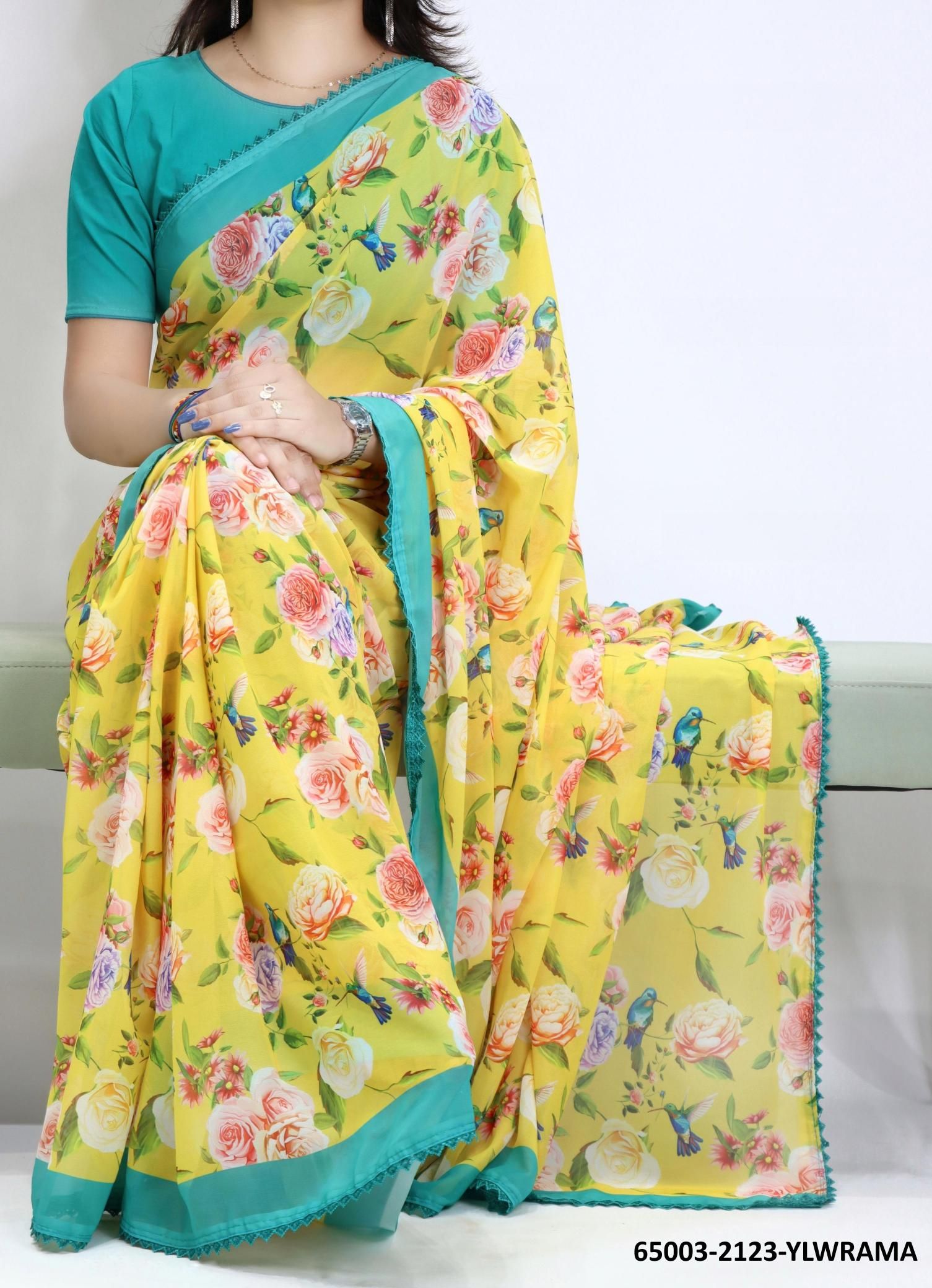 SERIES 2123 - Catalog # 65003 (Set of 6 Sarees)