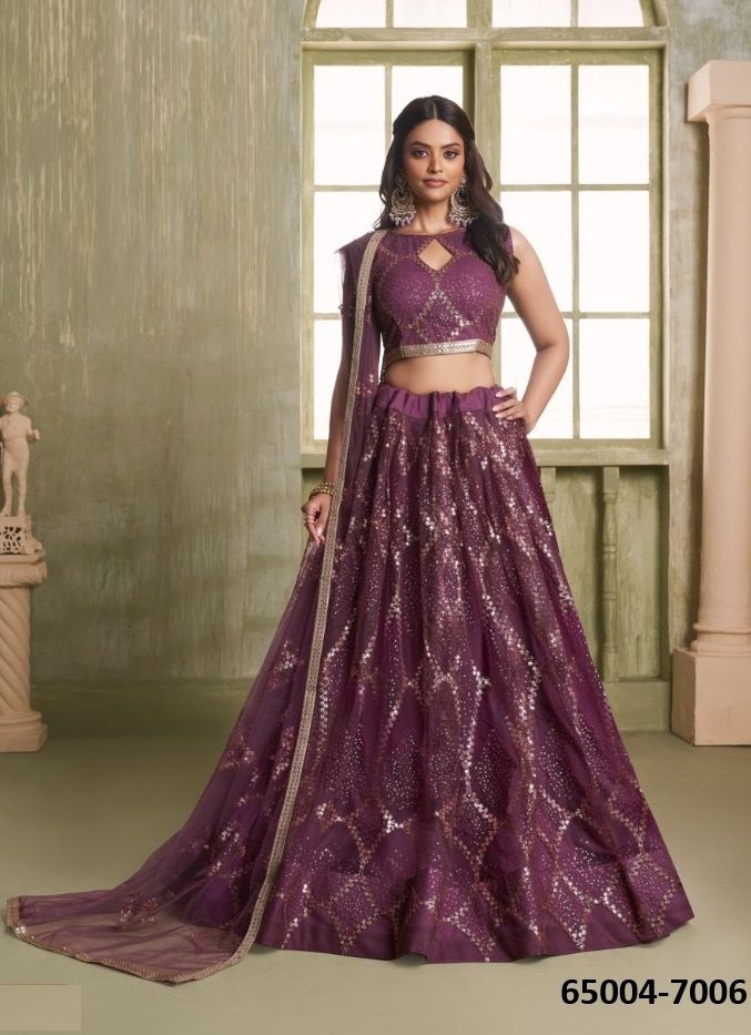 CHANDRAKALA 2 - Catalog # 65004 (Set of 5 Semi-Stitched Lehengas) CHANDRAKALA 2 - Catalog # 65004 (Set of 5 Semi-Stitched Lehengas)