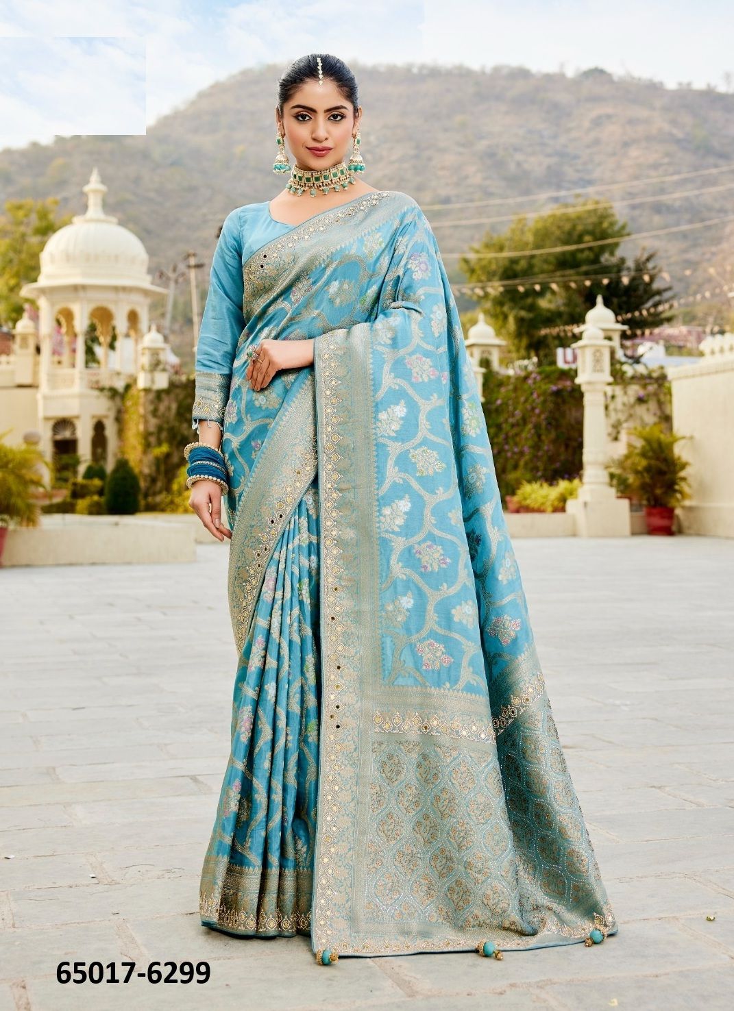 KUMKUM 7 - Catalog # 65017 (Set of 7 Sarees) KUMKUM 7 - Catalog # 65017 (Set of 7 Sarees)