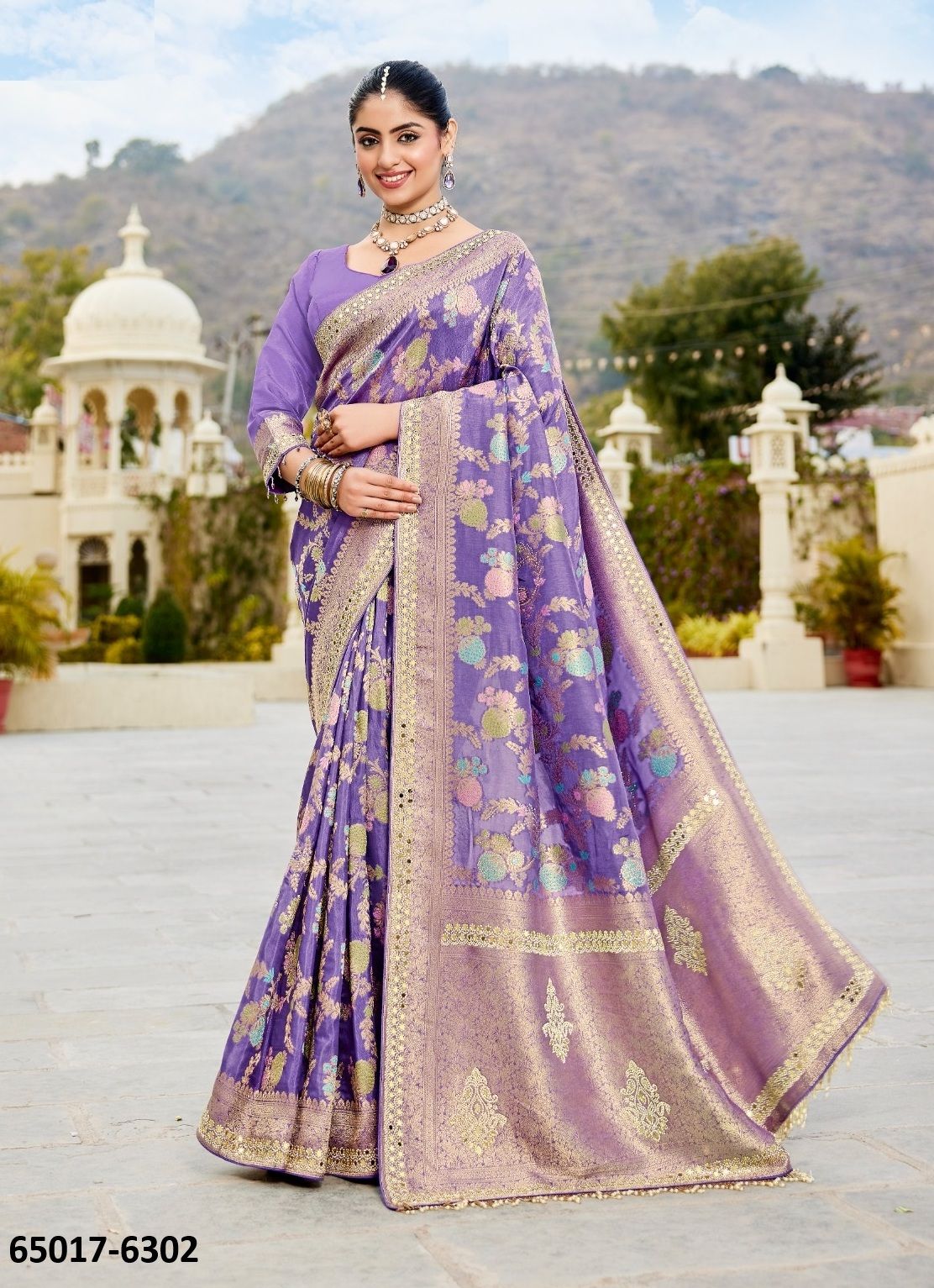KUMKUM 7 - Catalog # 65017 (Set of 7 Sarees) KUMKUM 7 - Catalog # 65017 (Set of 7 Sarees)