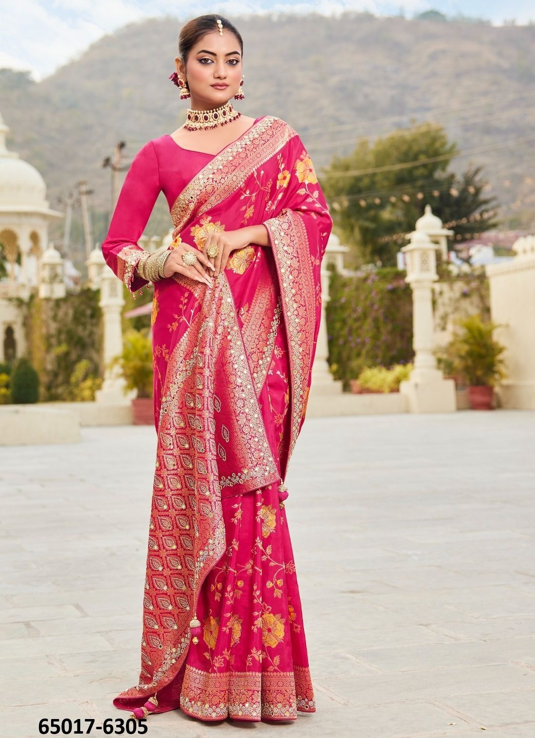KUMKUM 7 - Catalog # 65017 (Set of 7 Sarees) KUMKUM 7 - Catalog # 65017 (Set of 7 Sarees)