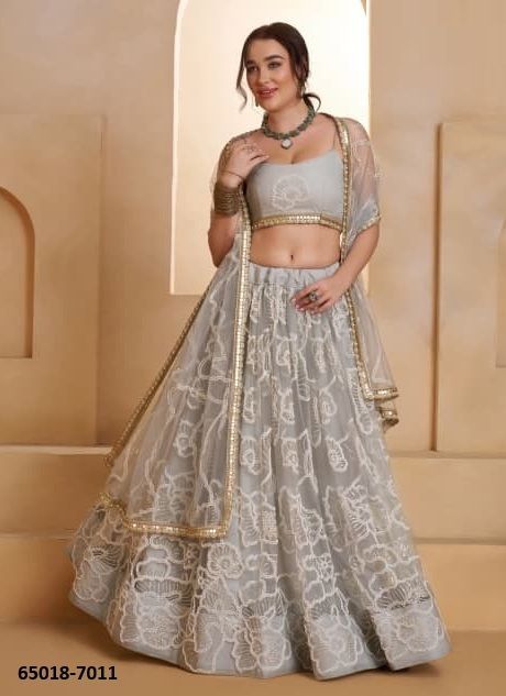 CHANDRAKALA 3 - Catalog # 65018 (Set of 5 Semi-Stitched Lehengas) CHANDRAKALA 3 - Catalog # 65018 (Set of 5 Semi-Stitched Lehengas)