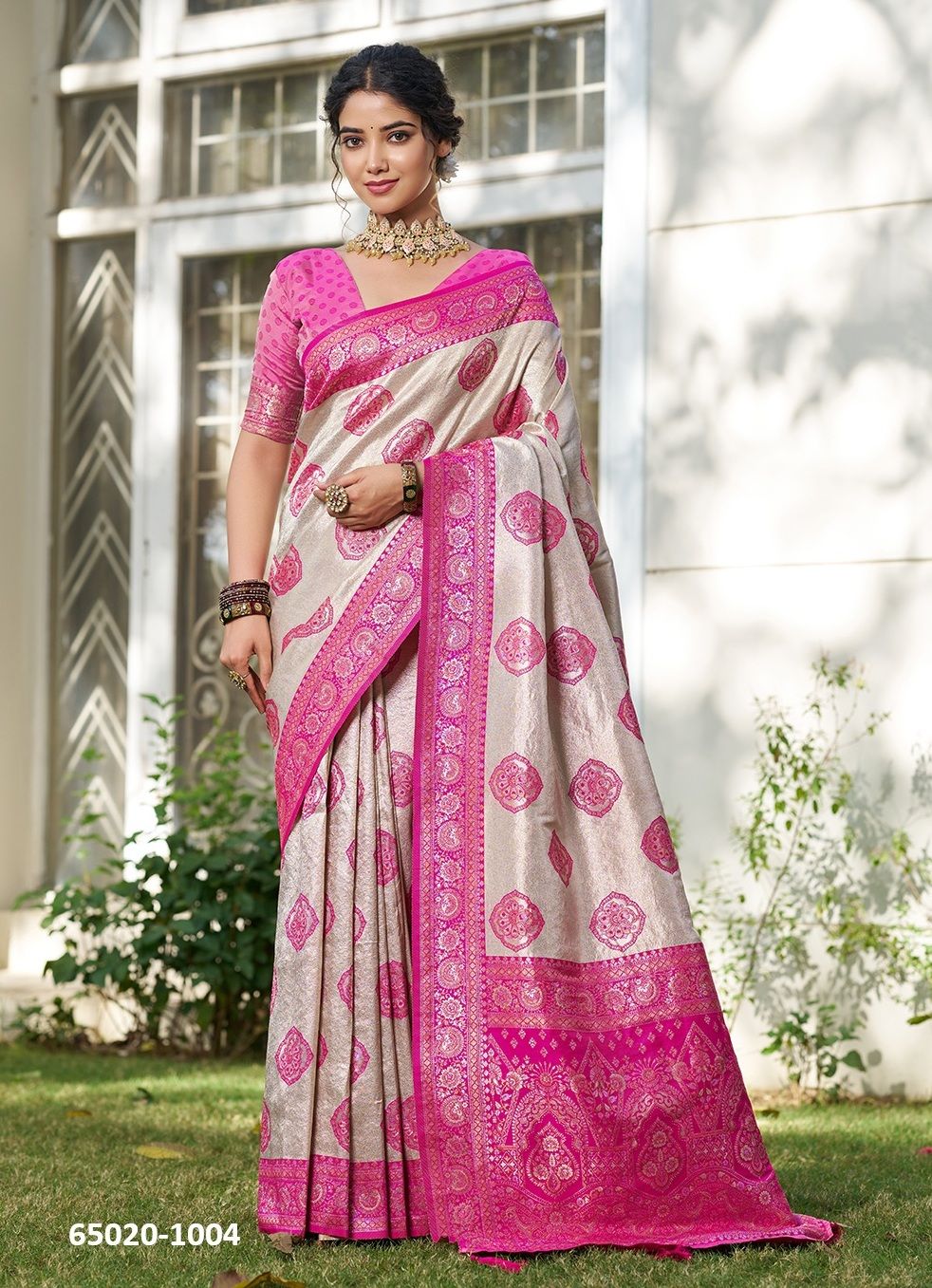 KUNDAN SILK - Catalog # 65020 (Set of 6 Sarees) KUNDAN SILK - Catalog # 65020 (Set of 6 Sarees)