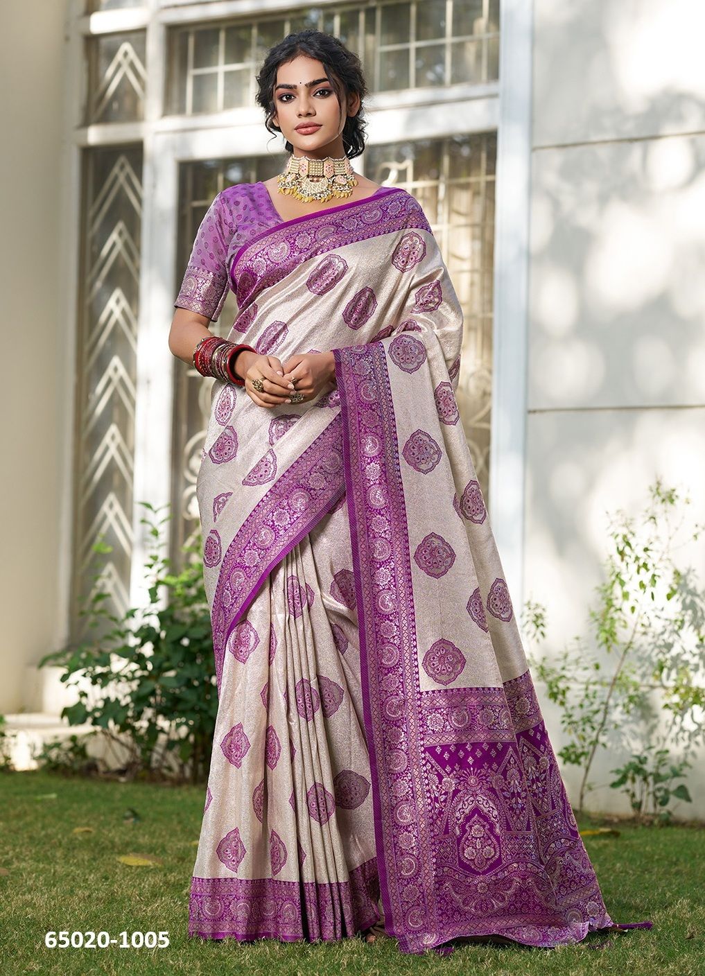KUNDAN SILK - Catalog # 65020 (Set of 6 Sarees) KUNDAN SILK - Catalog # 65020 (Set of 6 Sarees)