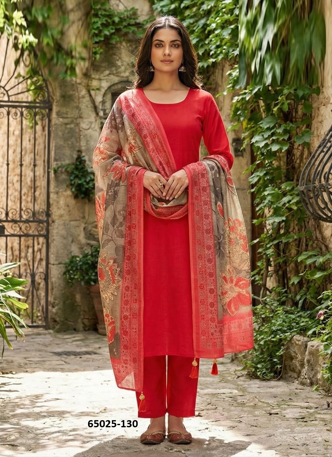 FACTORY OUTLET 3 - Catalog # 65025 (Set of 5 SIZE-SETS [Readymade Salwar Suits])
