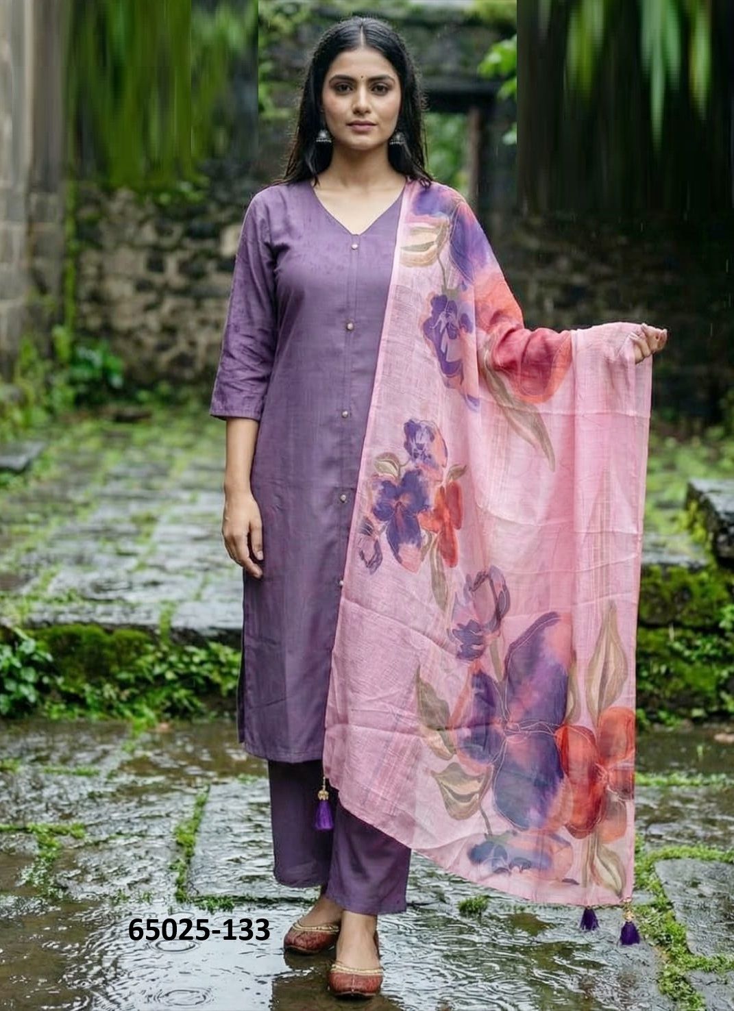 FACTORY OUTLET 3 - Catalog # 65025 (Set of 5 SIZE-SETS [Readymade Salwar Suits])