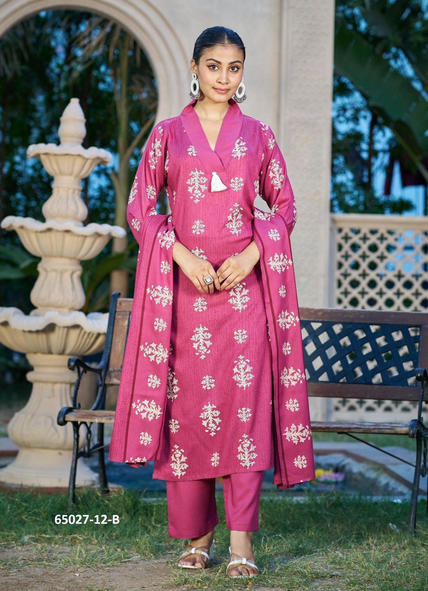 SERIES A12 - Catalog # 65027 (Set of 4 SIZE-SETS [Readymade Salwar Suits])