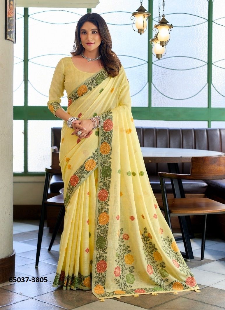 SUMAN - Catalog # 65037 (Set of 6 Sarees) SUMAN - Catalog # 65037 (Set of 6 Sarees)