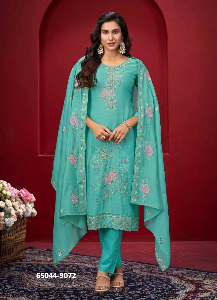 AADHYA - Catalog # 65044 (Set of 4 Semi-Stitched / Un-Stitched Suits)