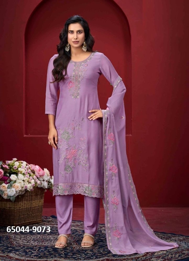 AADHYA - Catalog # 65044 (Set of 4 Semi-Stitched / Un-Stitched Suits)