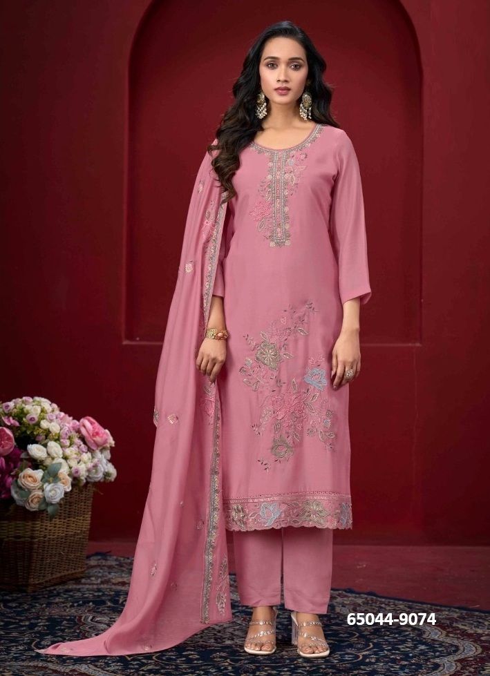AADHYA - Catalog # 65044 (Set of 4 Semi-Stitched / Un-Stitched Suits)