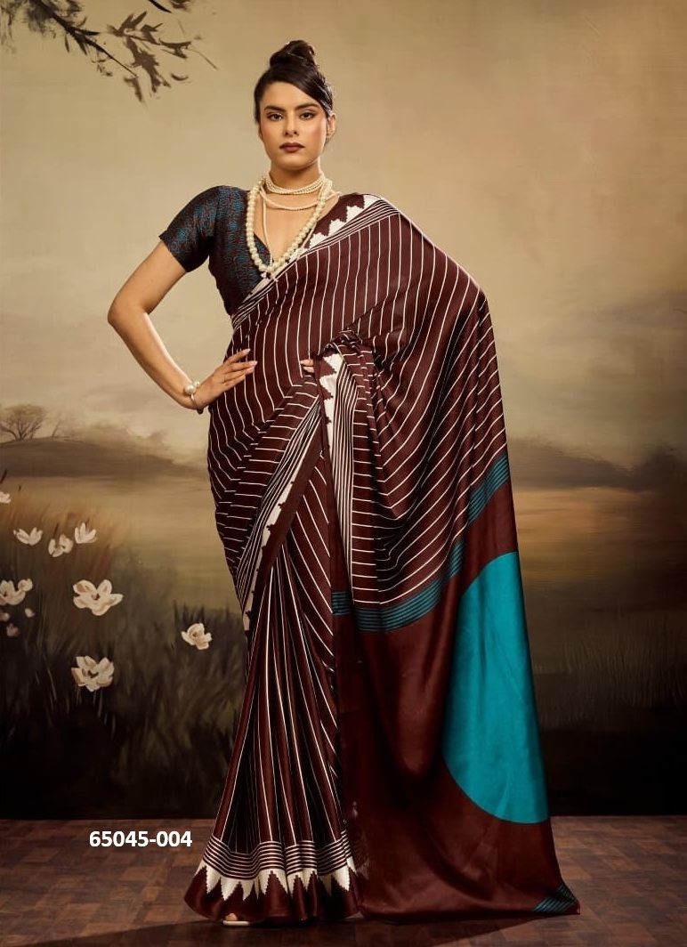 PURE AJRAKH PRINT 26 - Catalog # 65045 (Set of 6 Sarees)