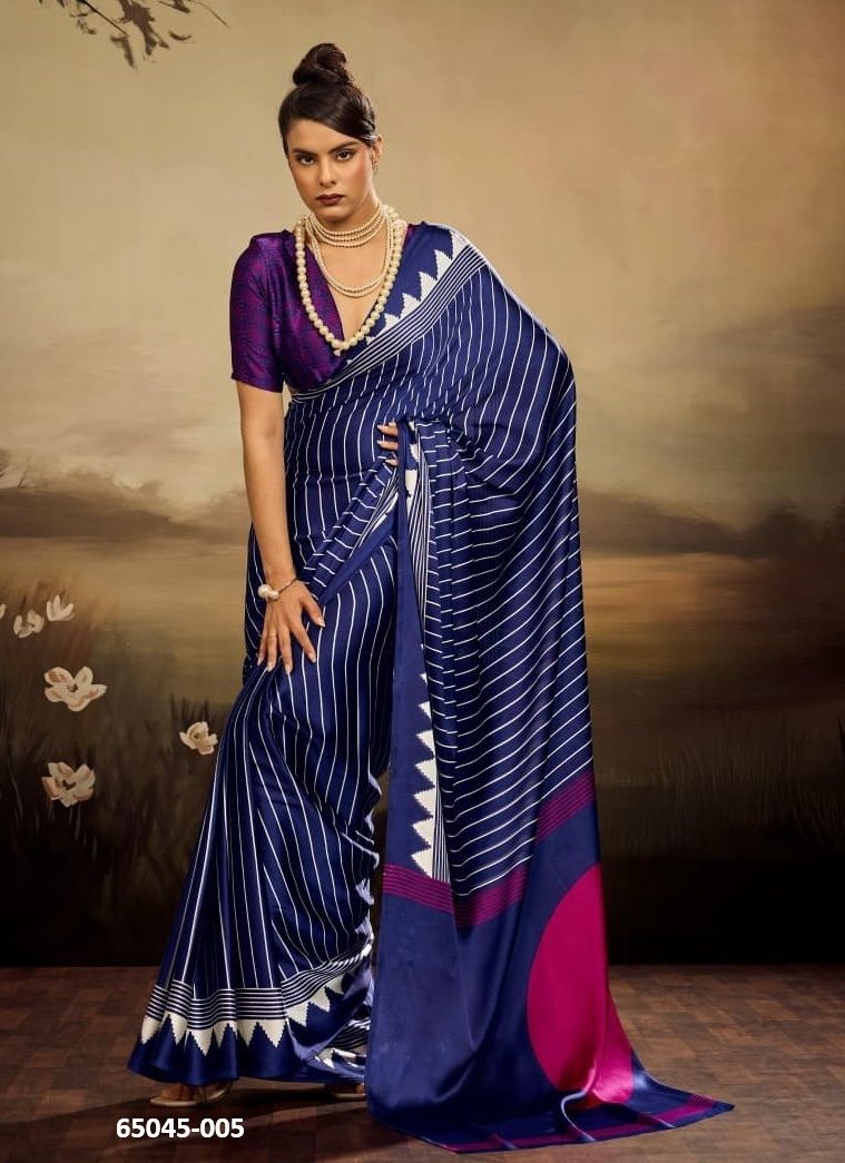 PURE AJRAKH PRINT 26 - Catalog # 65045 (Set of 6 Sarees)