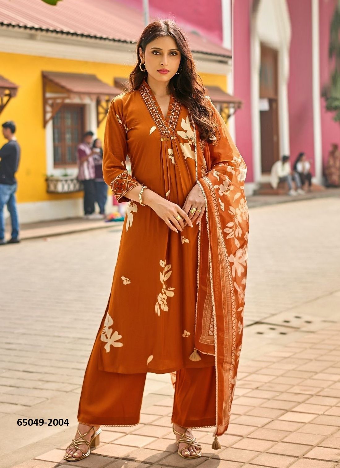 RAZIA - Catalog # 65049 (Set of 6 Readymade Salwar Suits)