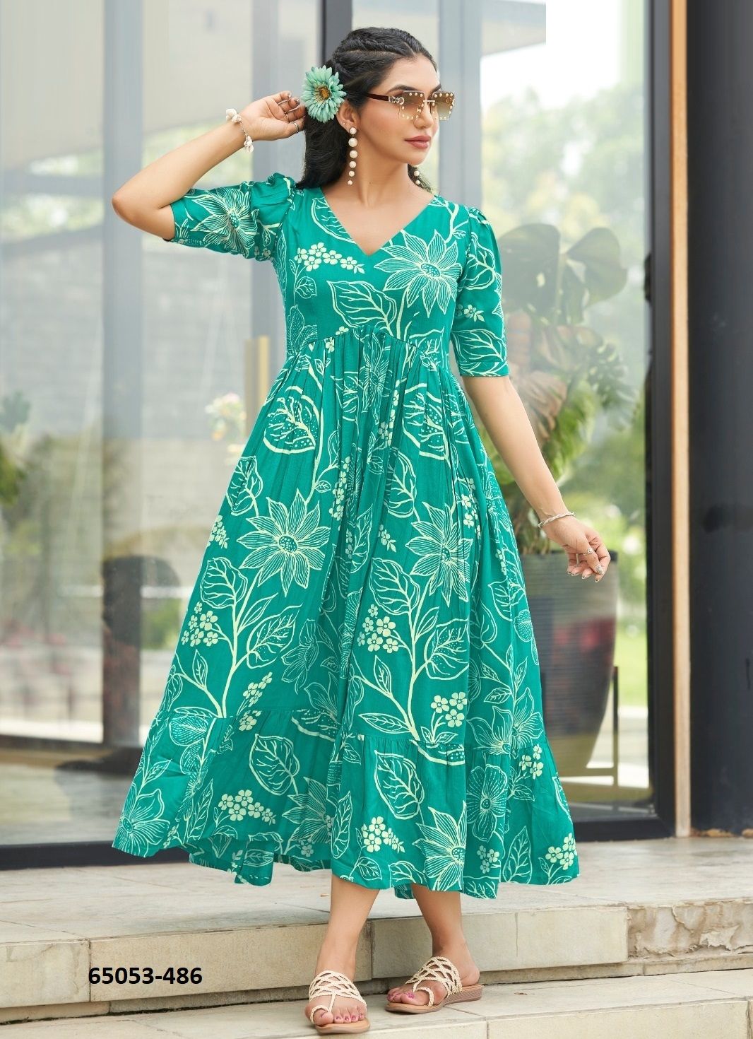 RAMBHA - Catalog # 65053 (Set of 4 Readymade Women's Kurtis / Tops) RAMBHA - Catalog # 65053 (Set of 4 Readymade Women's Kurtis / Tops)