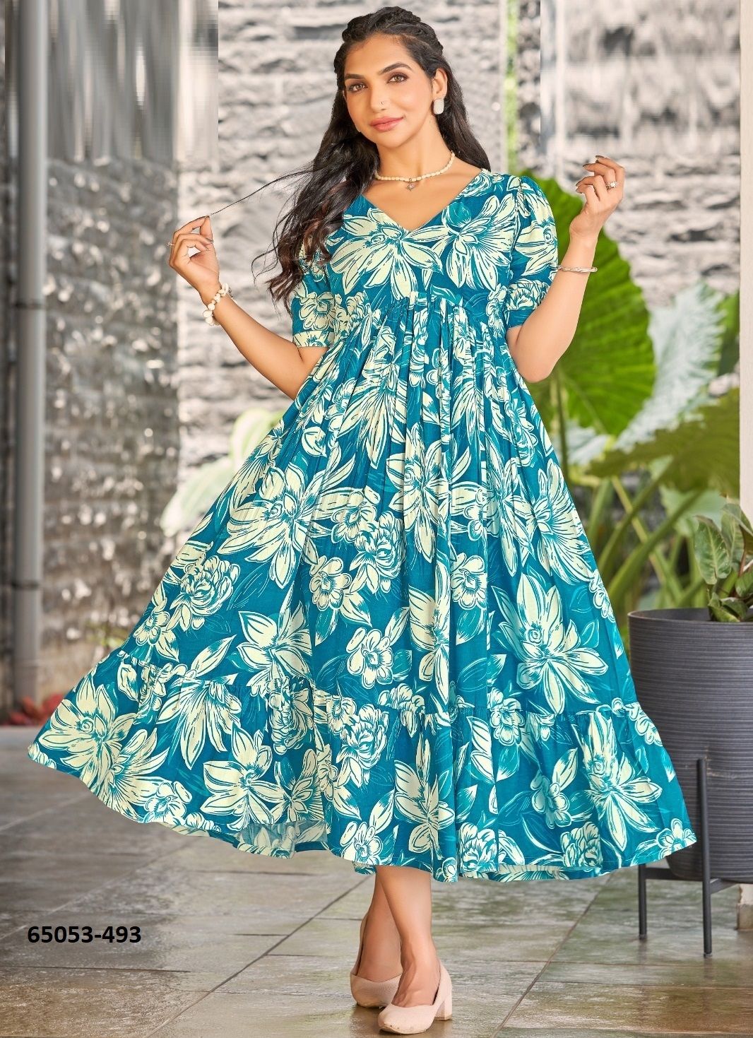 RAMBHA - Catalog # 65053 (Set of 4 Readymade Women's Kurtis / Tops) RAMBHA - Catalog # 65053 (Set of 4 Readymade Women's Kurtis / Tops)