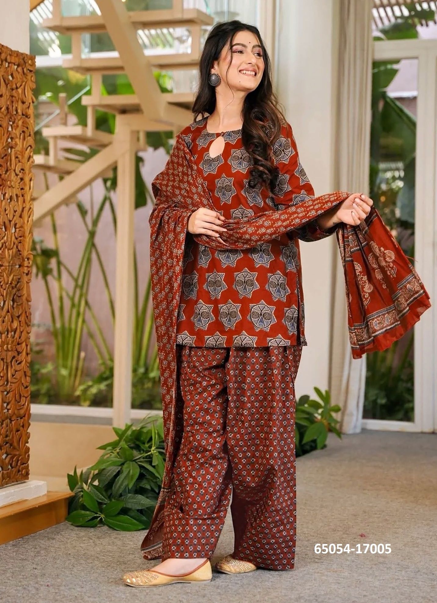 CLORA 17 - Catalog # 65054 (Set of 7 Readymade Salwar Suits)